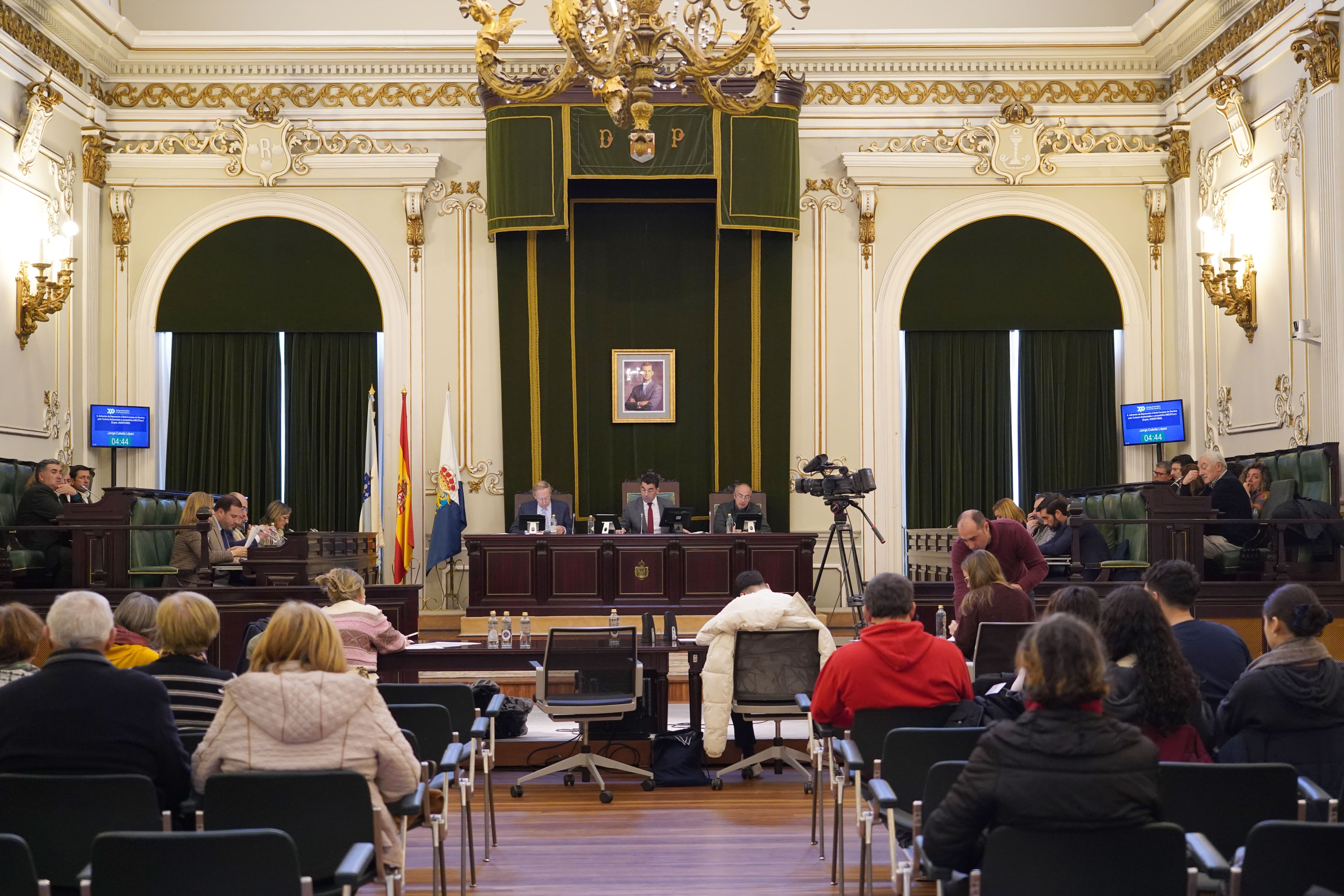 Pleno de la Deputación de Pontevedra