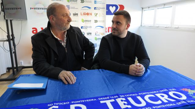 Presentación de Sergio carballeira como entrenador del Teucro Presentación de Sergio carballeira como entrenador del Teucro