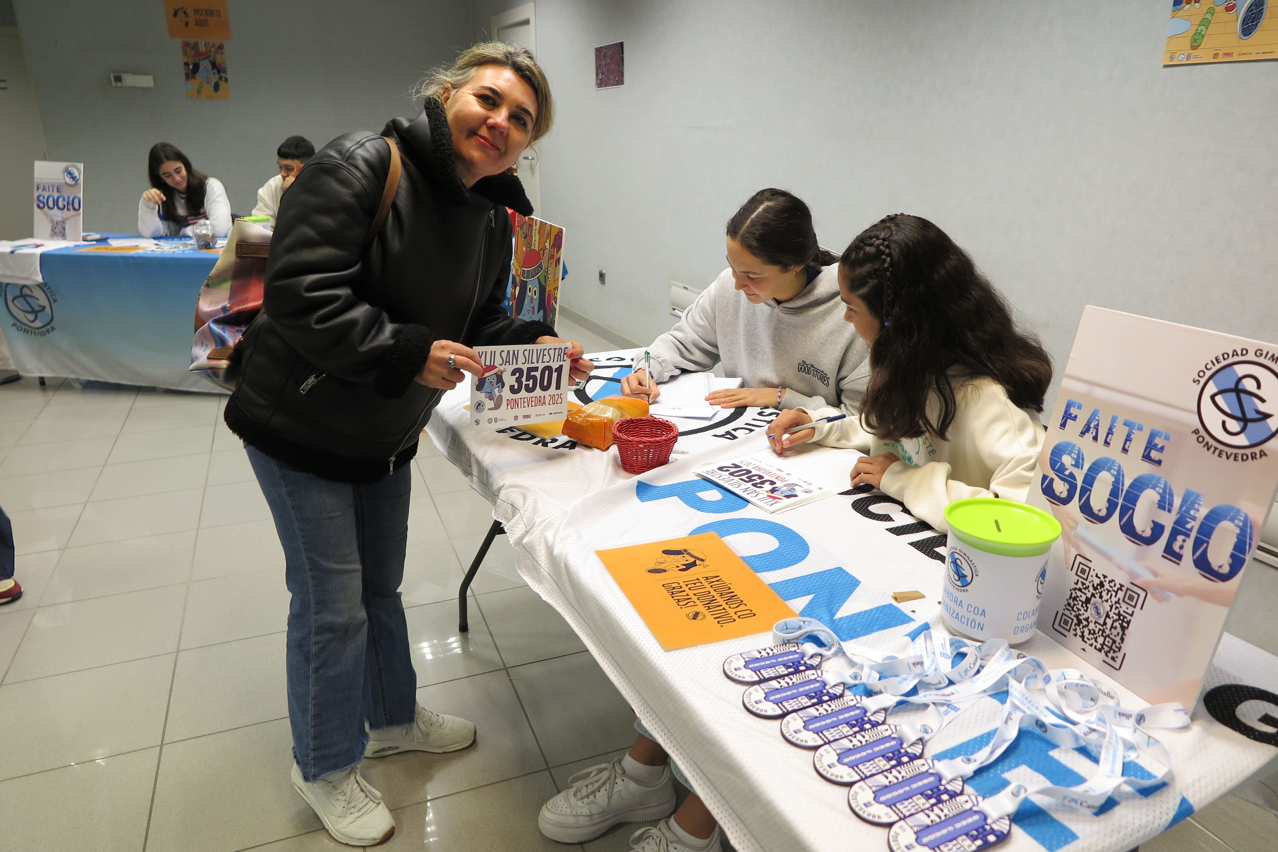 Retirada de dorsais para a San Silvestre 2025