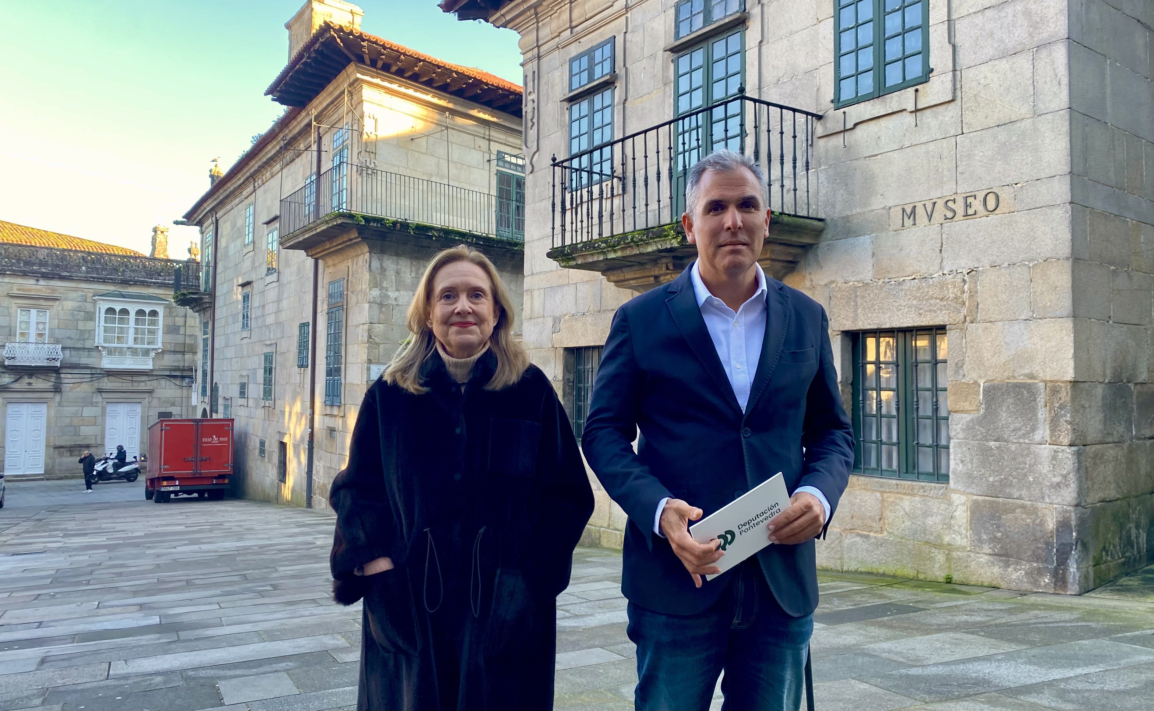 Ángeles Tilve e Rafa Domínguez anunciaron a autorización de Patrimonio á reforma dos edificios do Museo