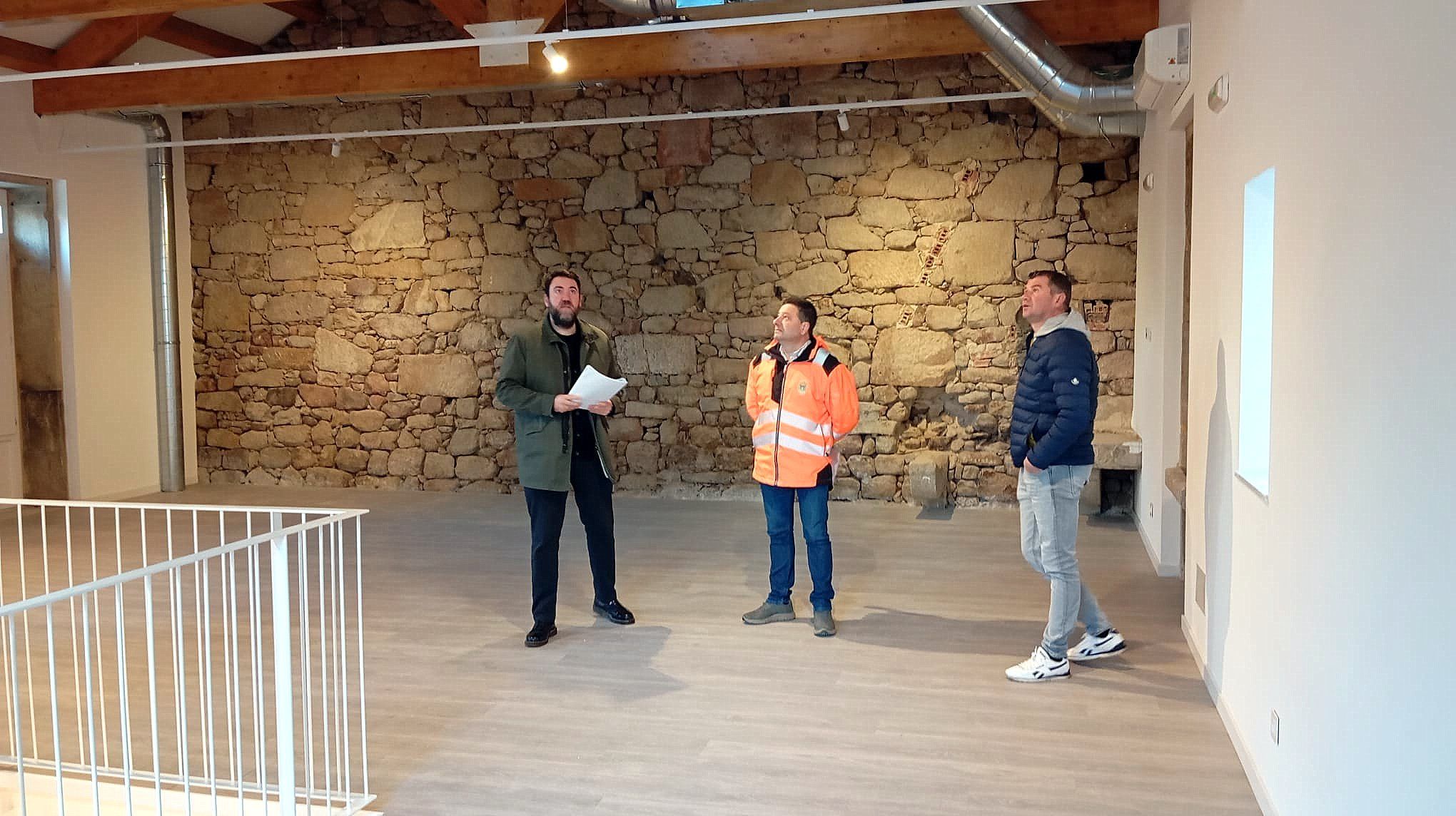 Interior del edificio que acogerá a la nuva sede de la Fundación Terra Termarum
