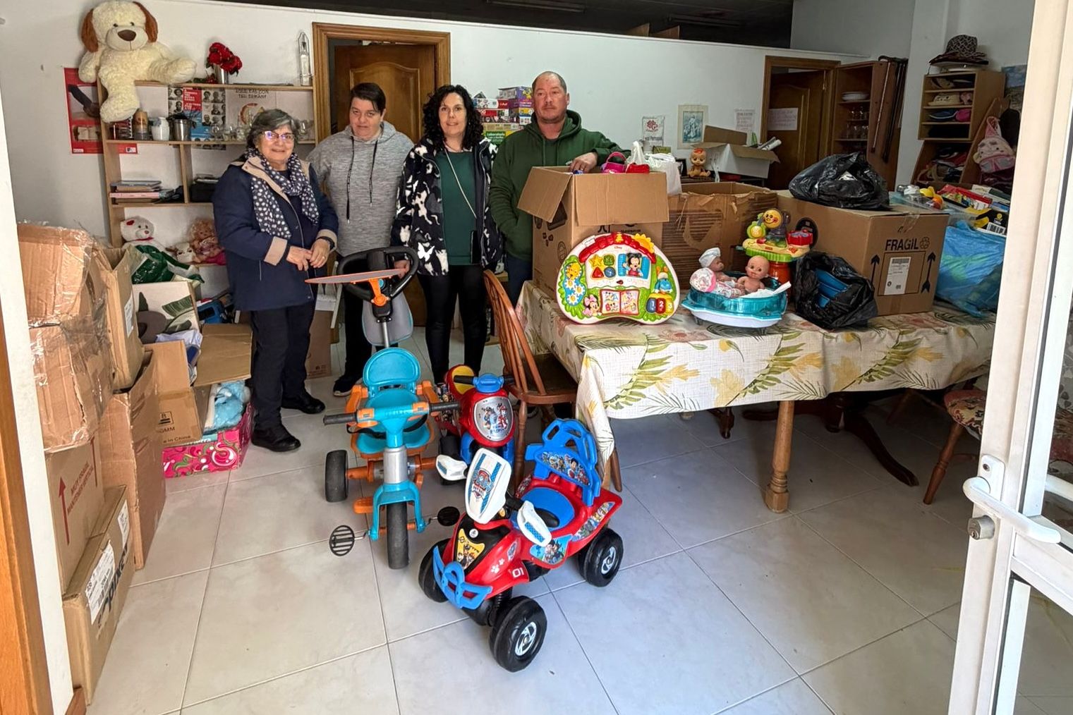 Campaña de recollida de xoguetes en Sanxenxo