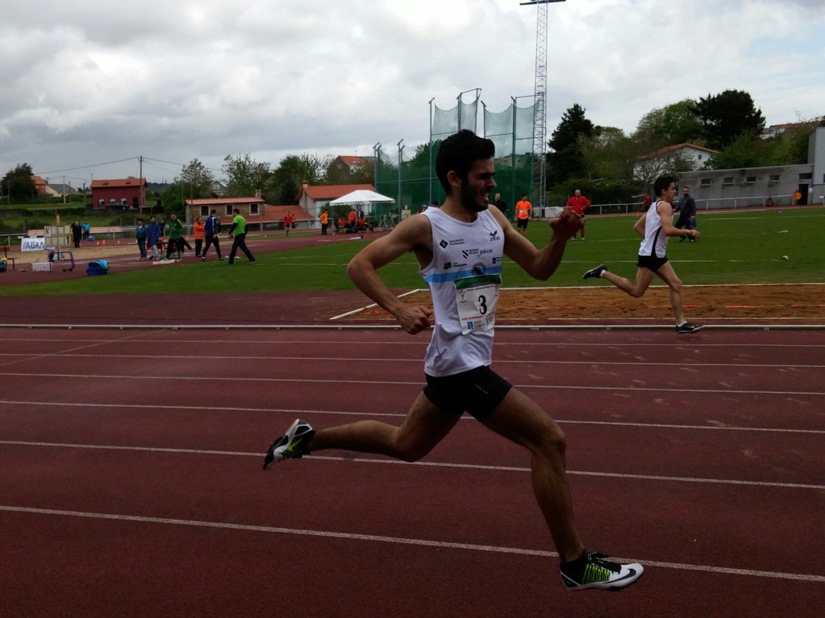 Ángel Vargas durante o Campionato de España Xuvenil