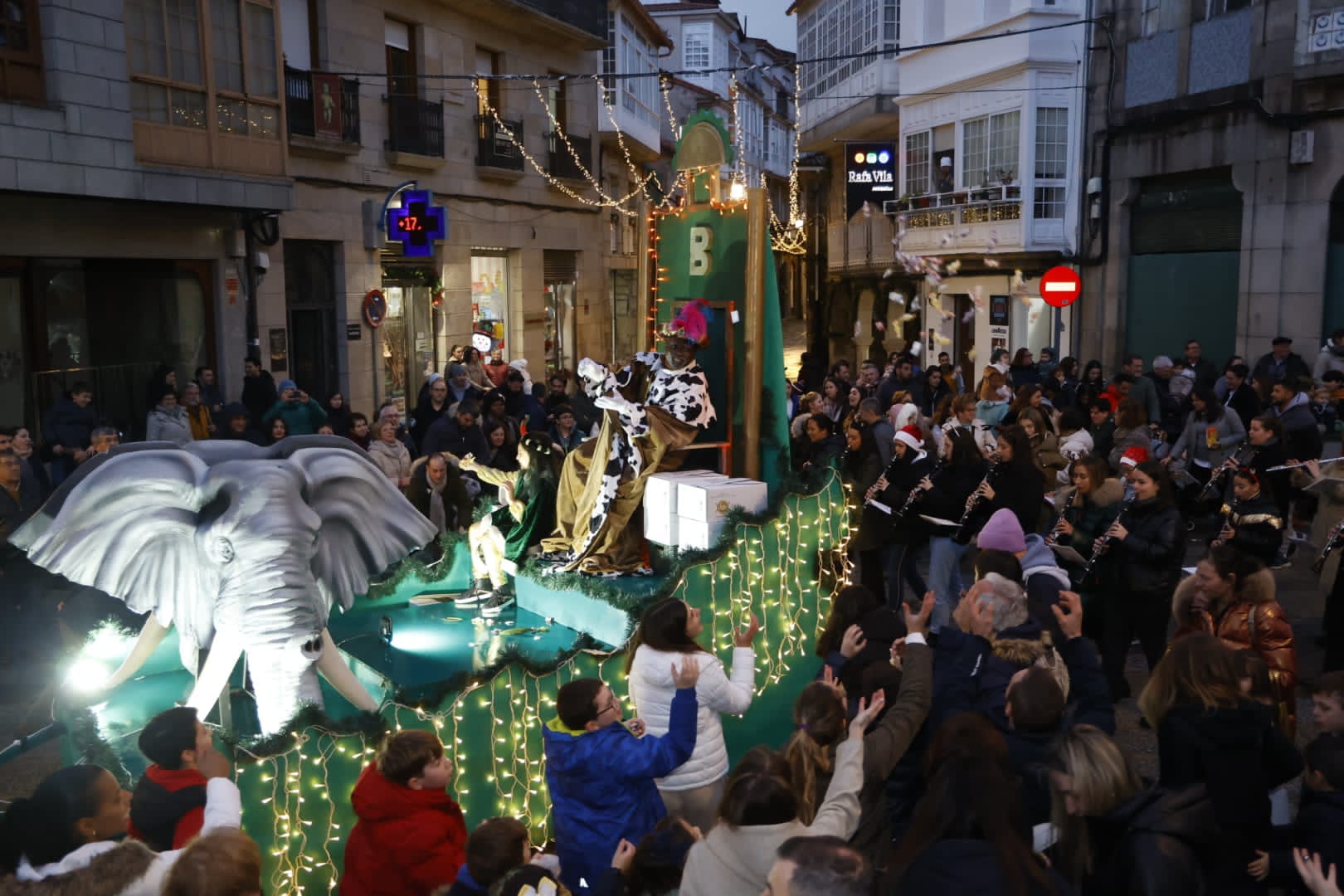 Cabalgata dos Reis Magos en Caldas