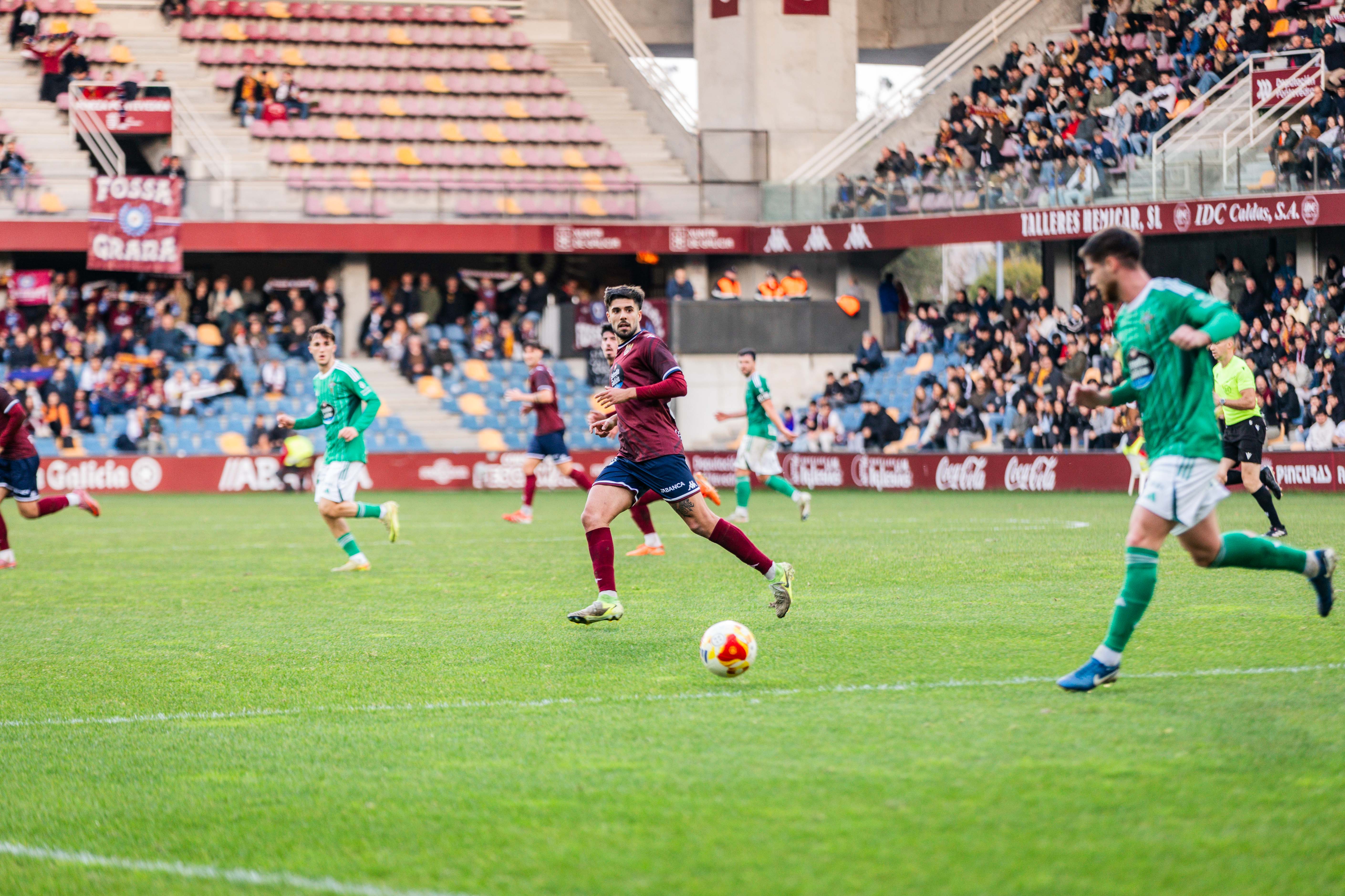 Partido entre Pontevedra CF y Racing Club de Ferrol en Pasarón Partido entre Pontevedra CF y Racing Club de Ferrol en Pasarón