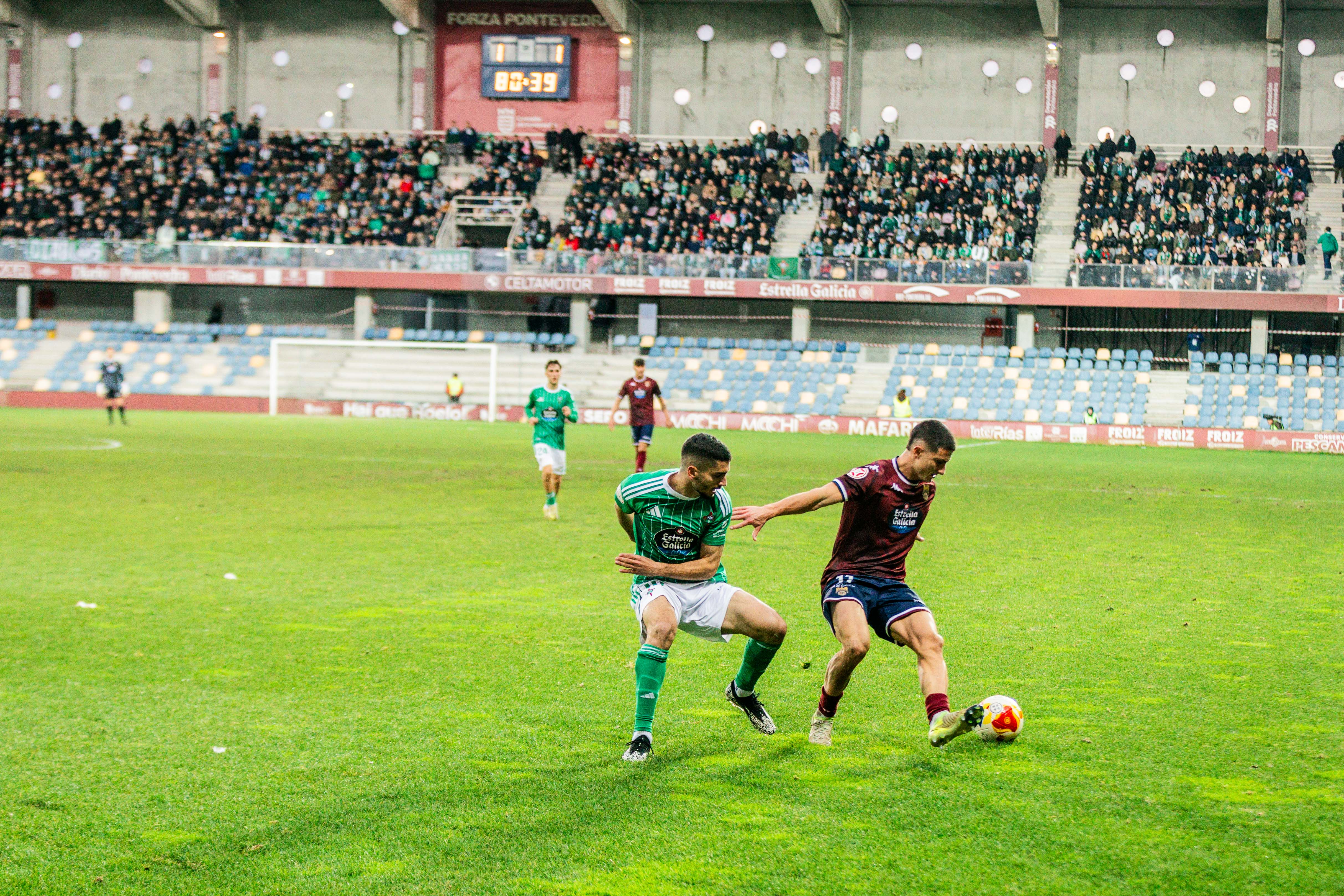 Partido entre Pontevedra CF y Racing Club de Ferrol en Pasarón Partido entre Pontevedra CF y Racing Club de Ferrol en Pasarón