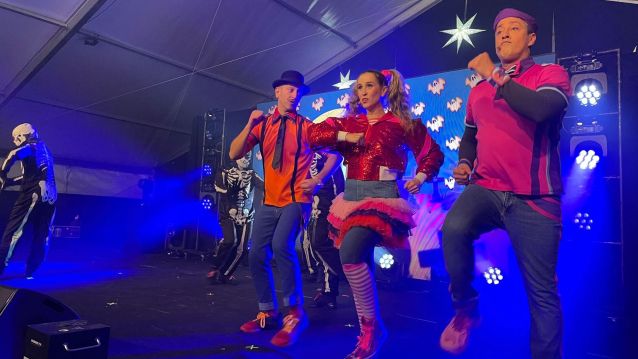 Concierto del grupo infantil Pica Pica en Poio