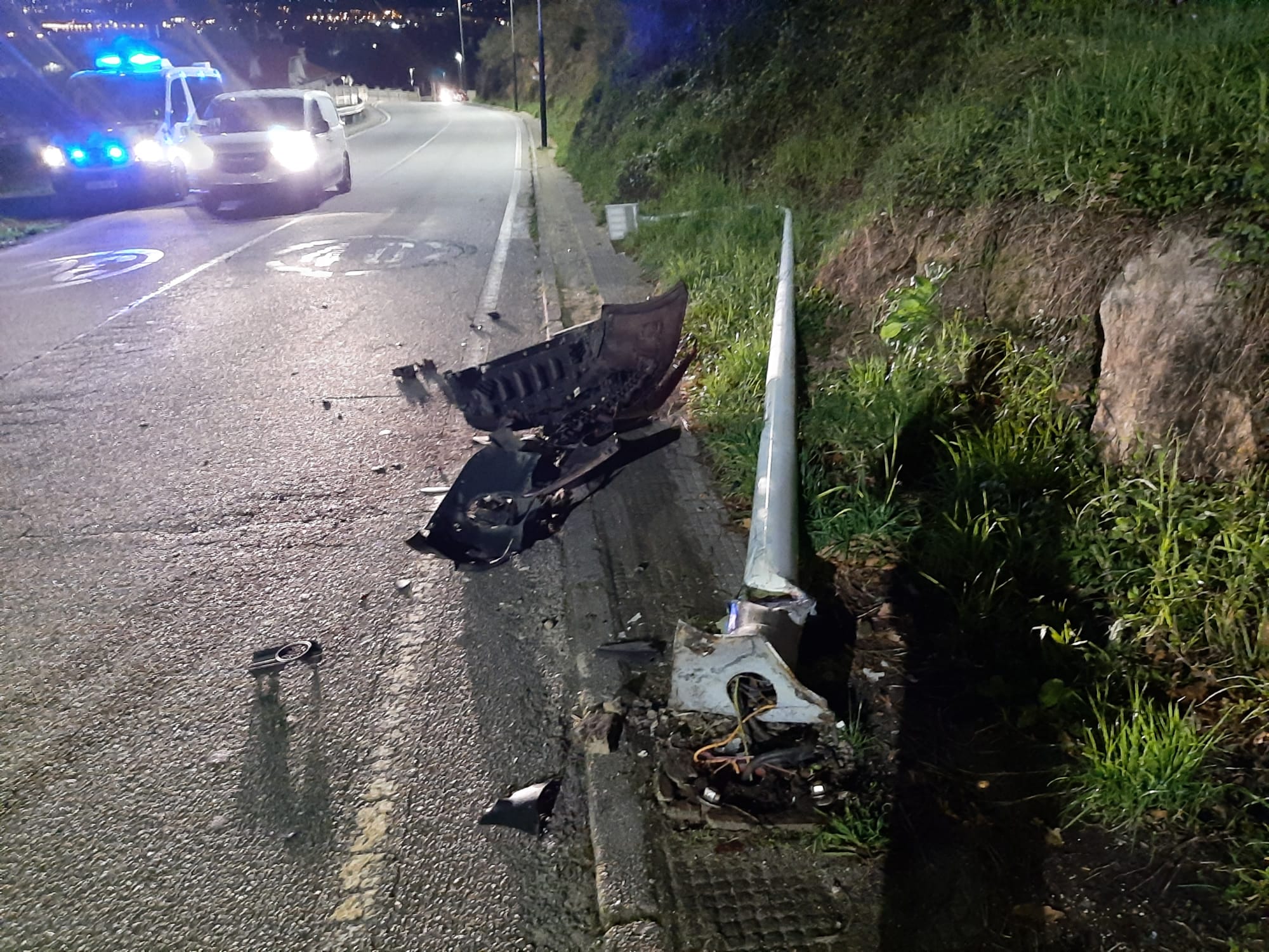Accidente na Avenida de Montecelo