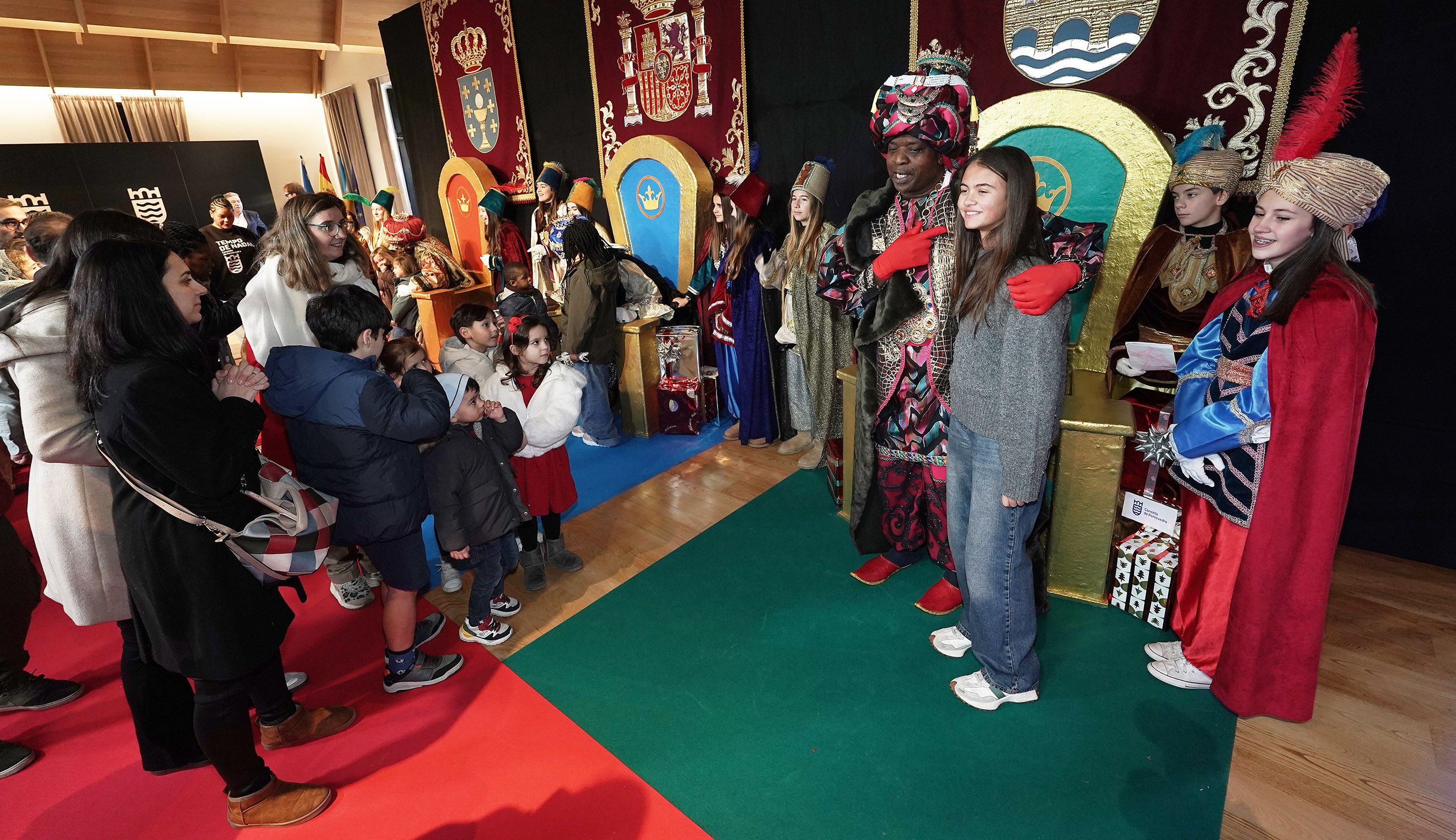 Recepción aos Reis Magos Recepción aos Reis Magos