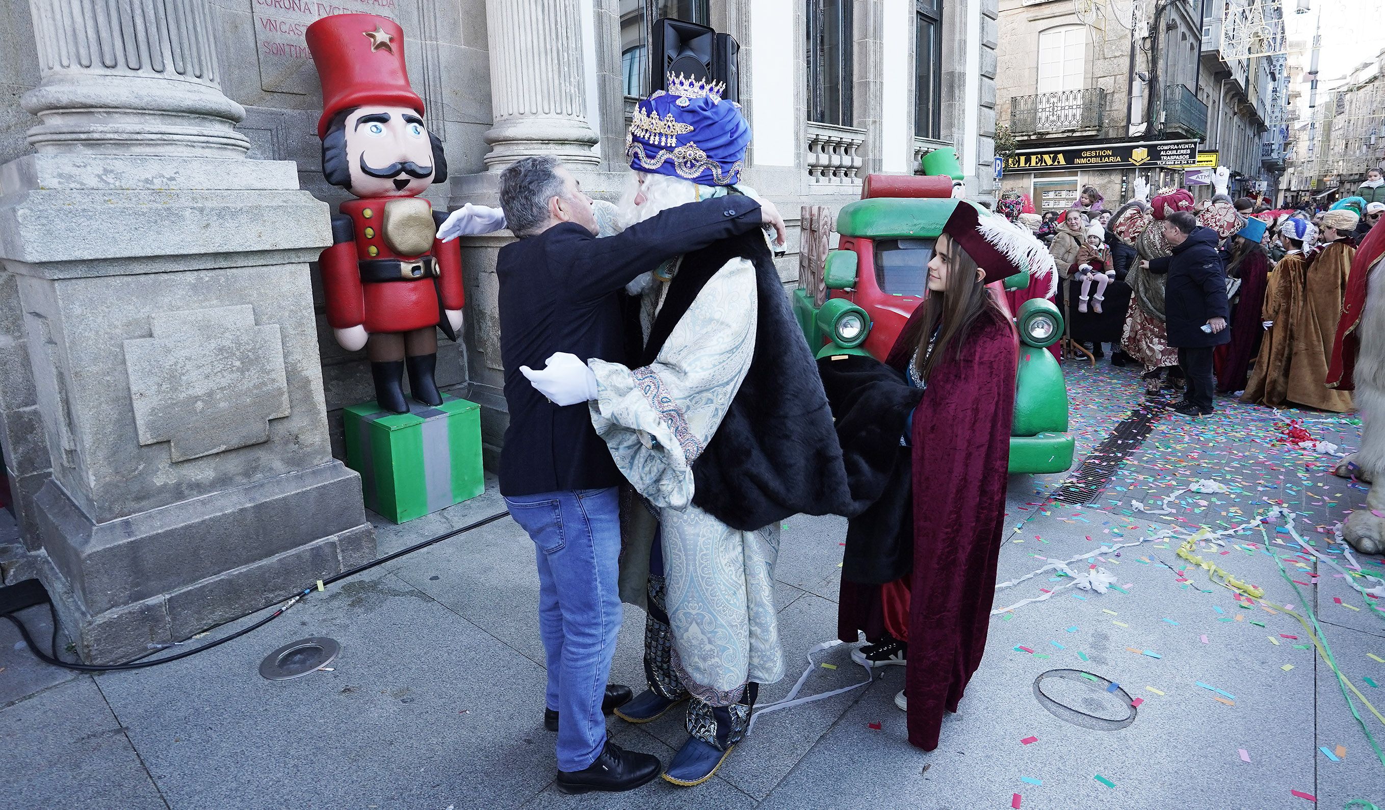 Recepción aos Reis Magos Recepción aos Reis Magos