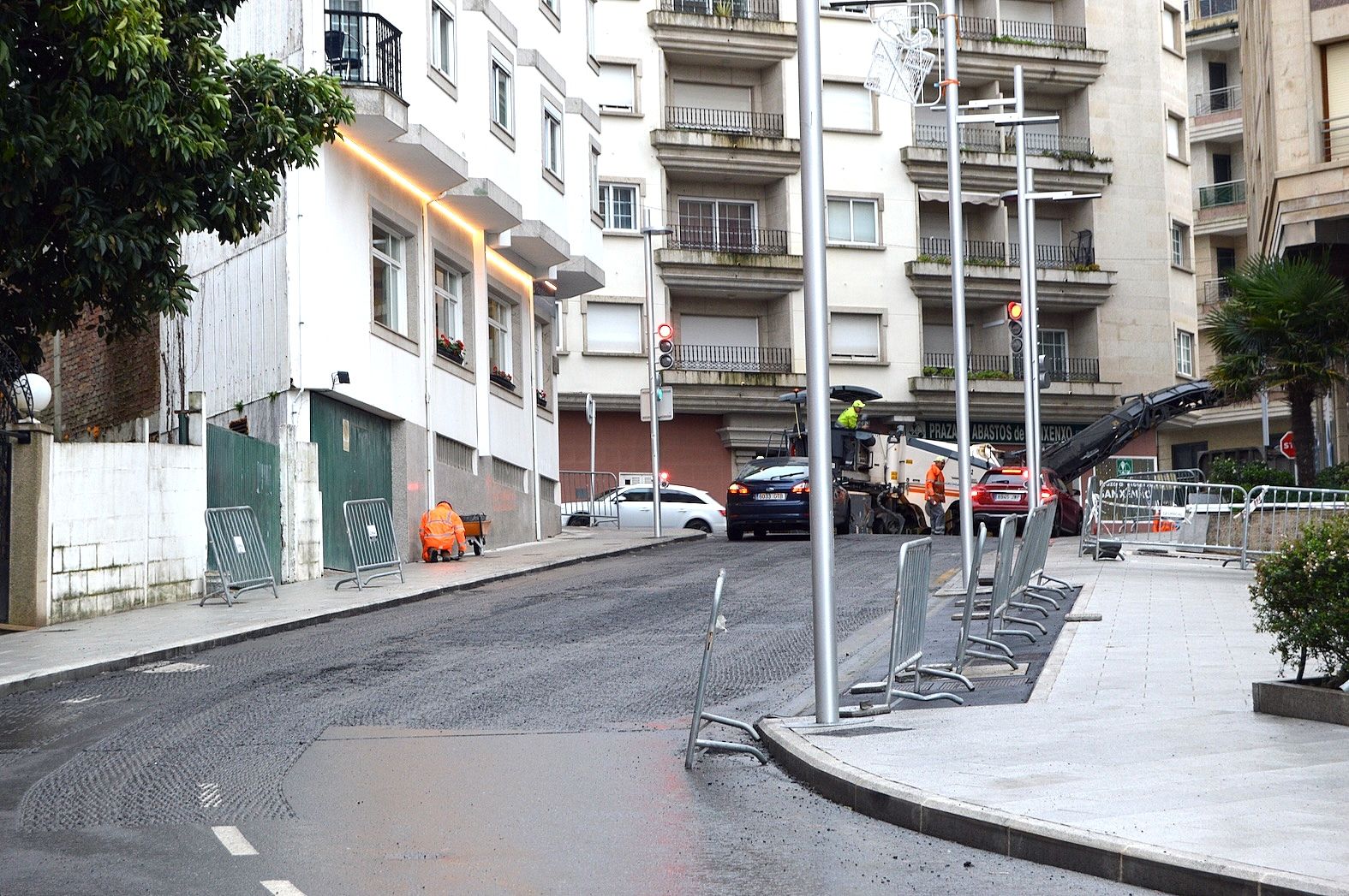Obras en la Rúa Progreso