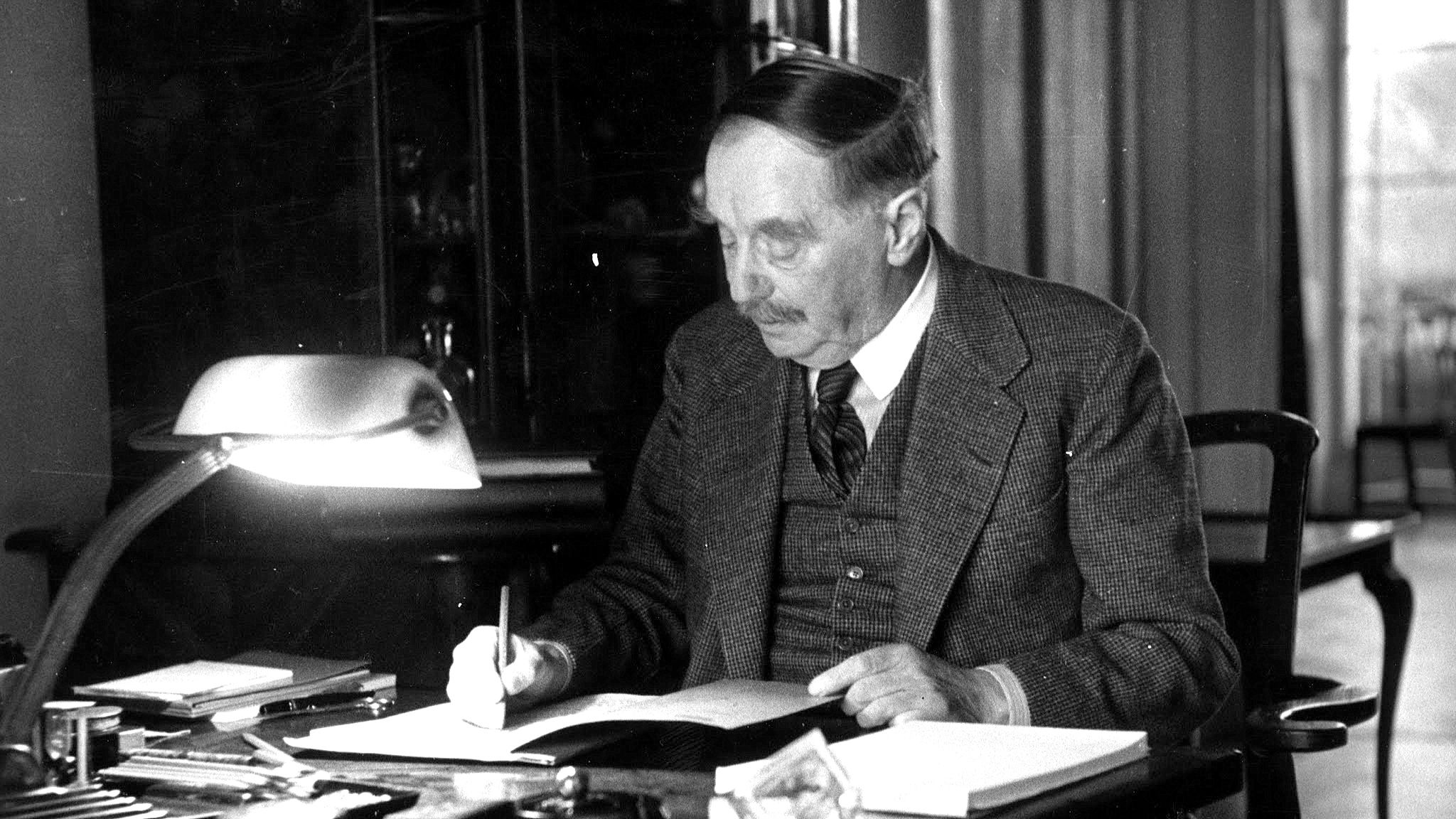 H.G. Wells, autor de 'A guerra dos mundos'