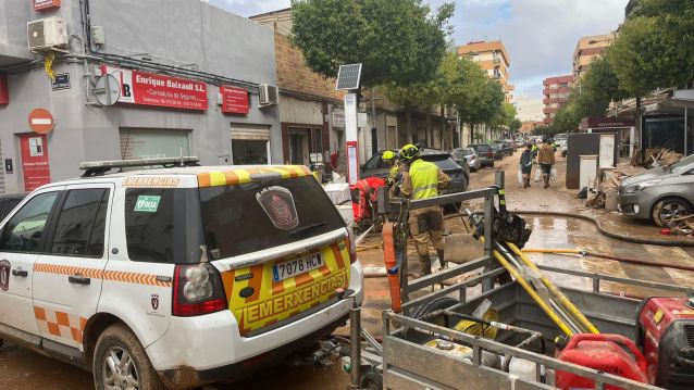Participación de Protección Civil de Vilagarcía despois da DANA de Valencia
