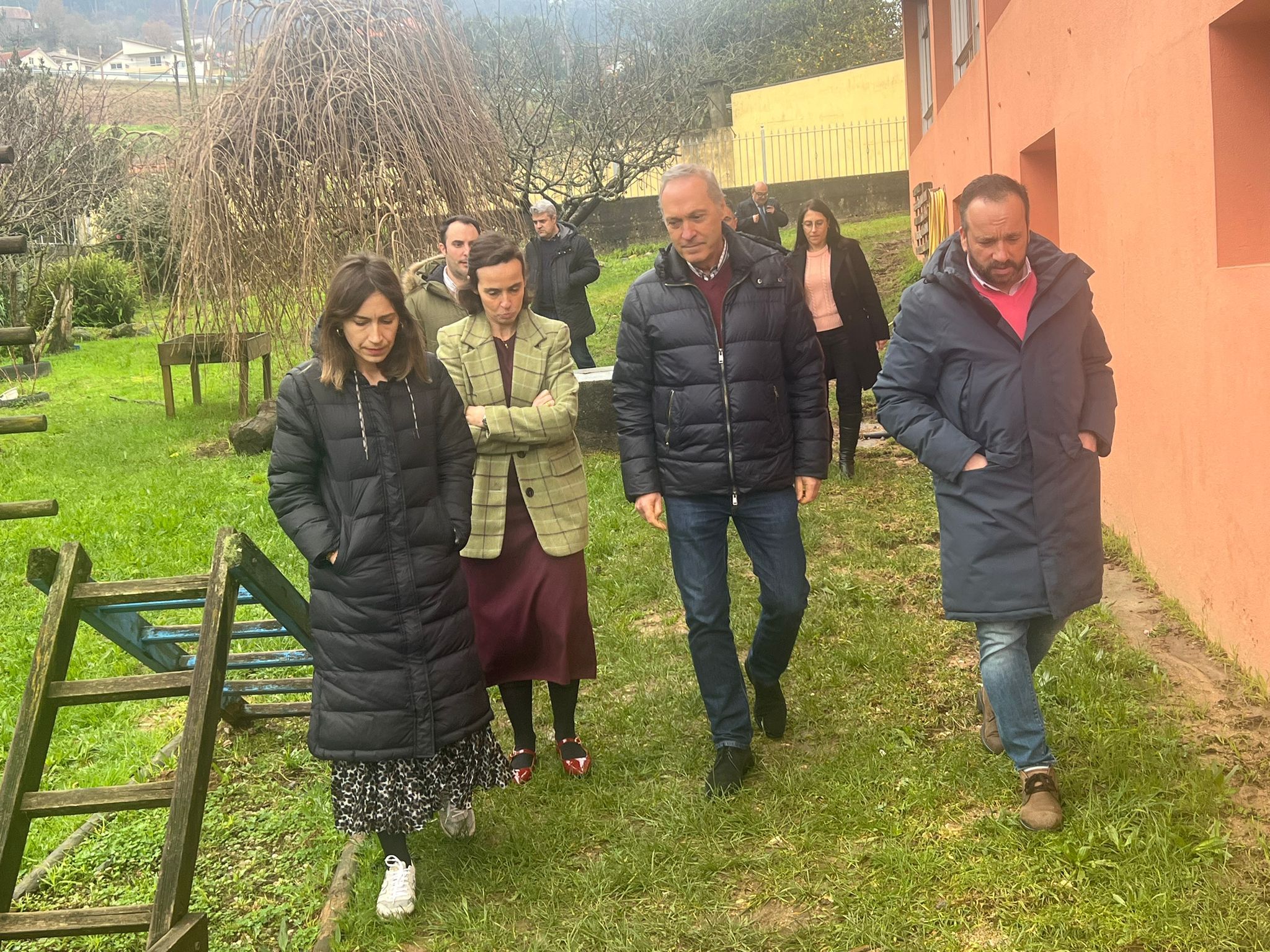 Visita do delegado da Xunta ao CRA de Vilaboa