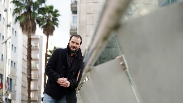 Aitor Arregui, director de la película 'Maspalomas', en Pontevedra