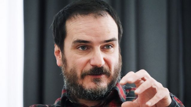 Aitor Arregui, director de la película 'Maspalomas', en Pontevedra