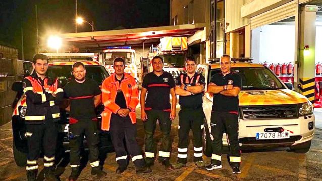 Persoal de Emerxencias e Protección Civil de Vilagarcía