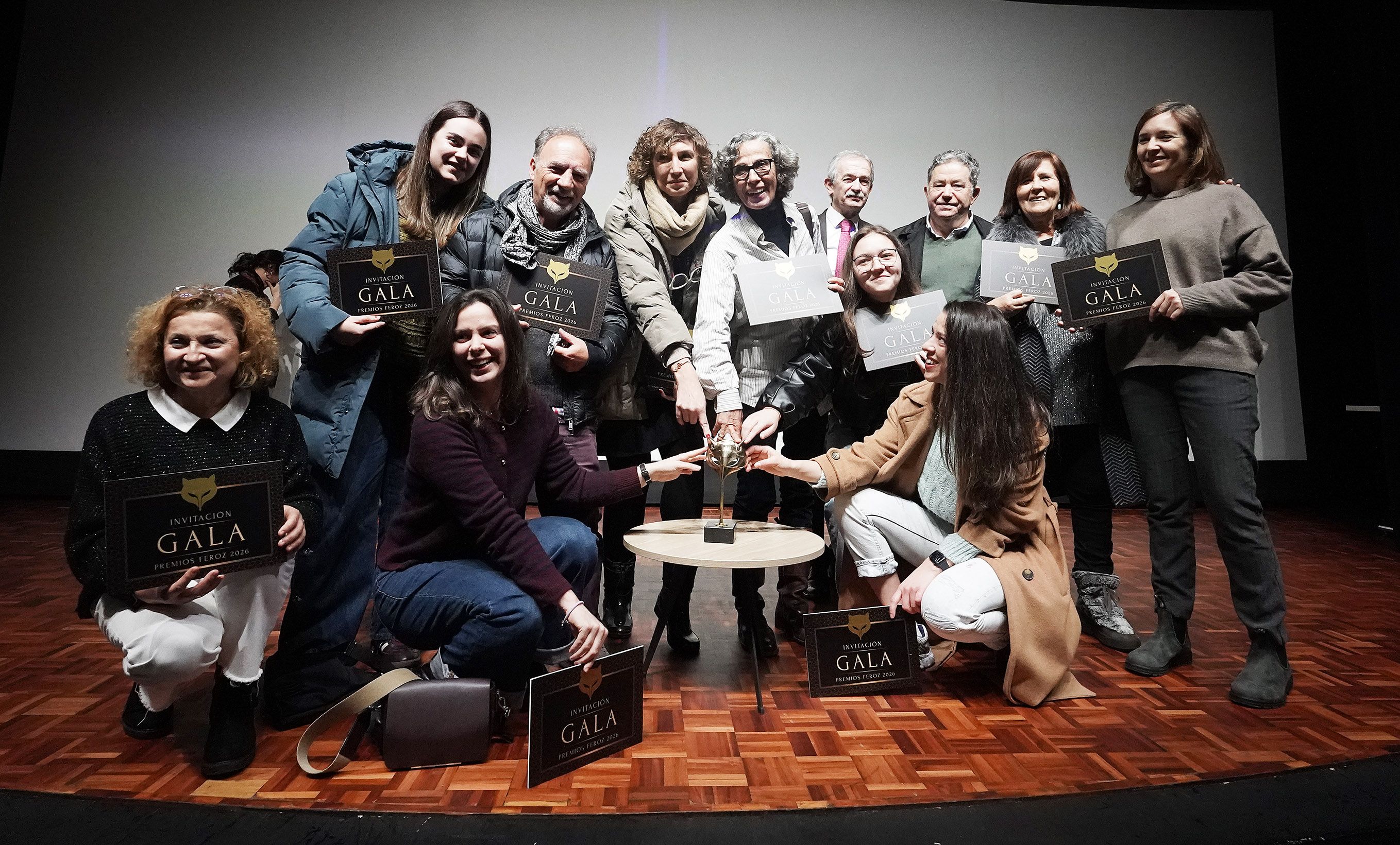 Persoas premiadas no sorteo de invitacións para a gala dos Premios Feroz