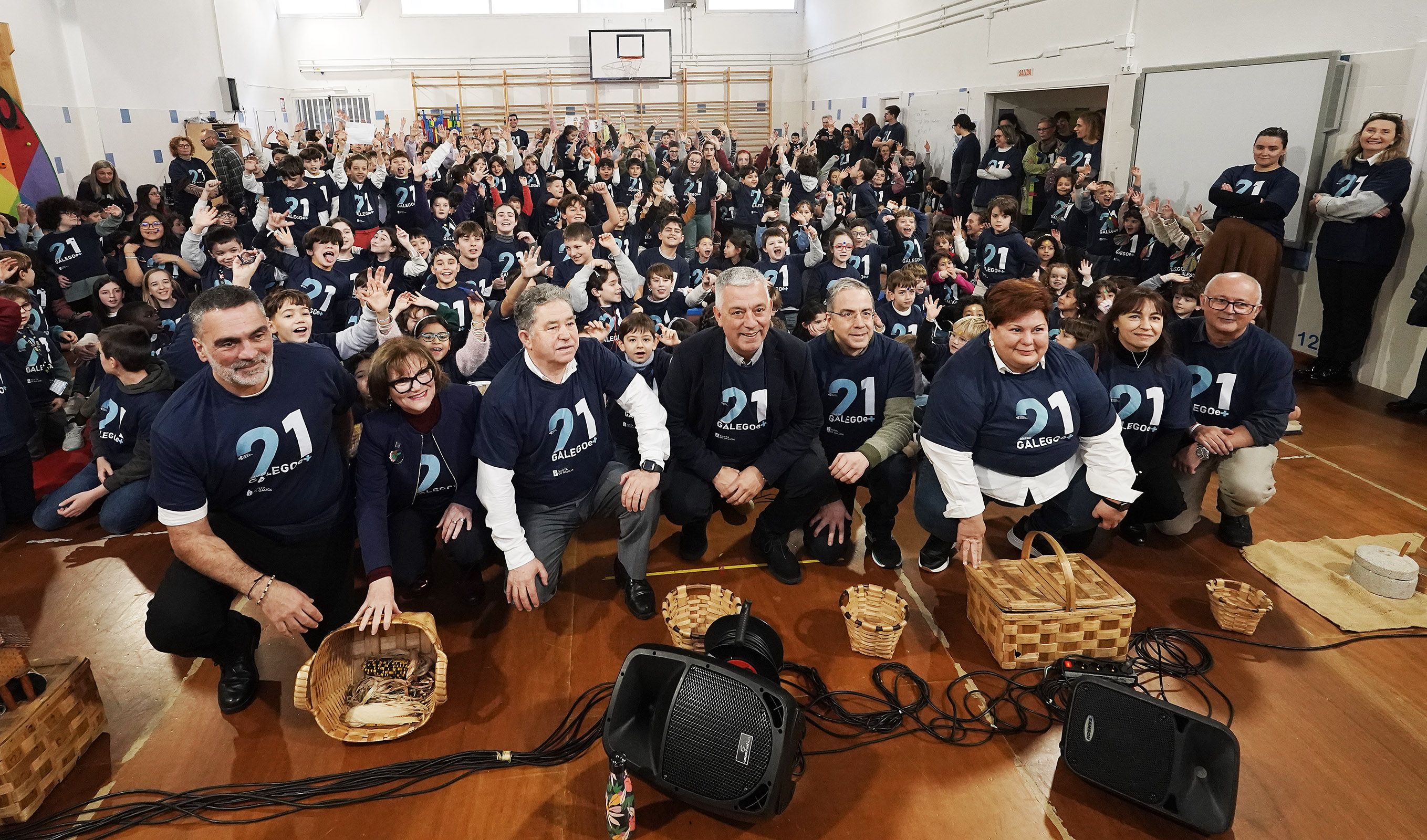 Programa '21 días co Galego e +' en el colegio Álvarez Limeses