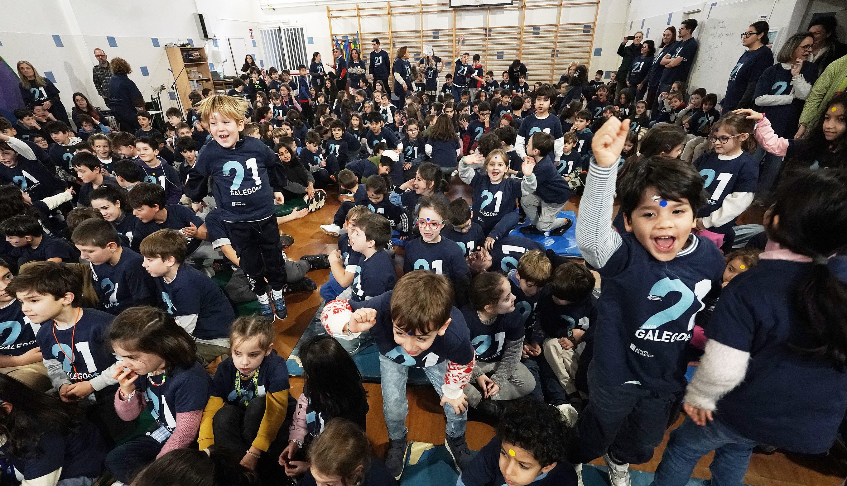 Programa '21 días co Galego e +' en el colegio Álvarez Limeses