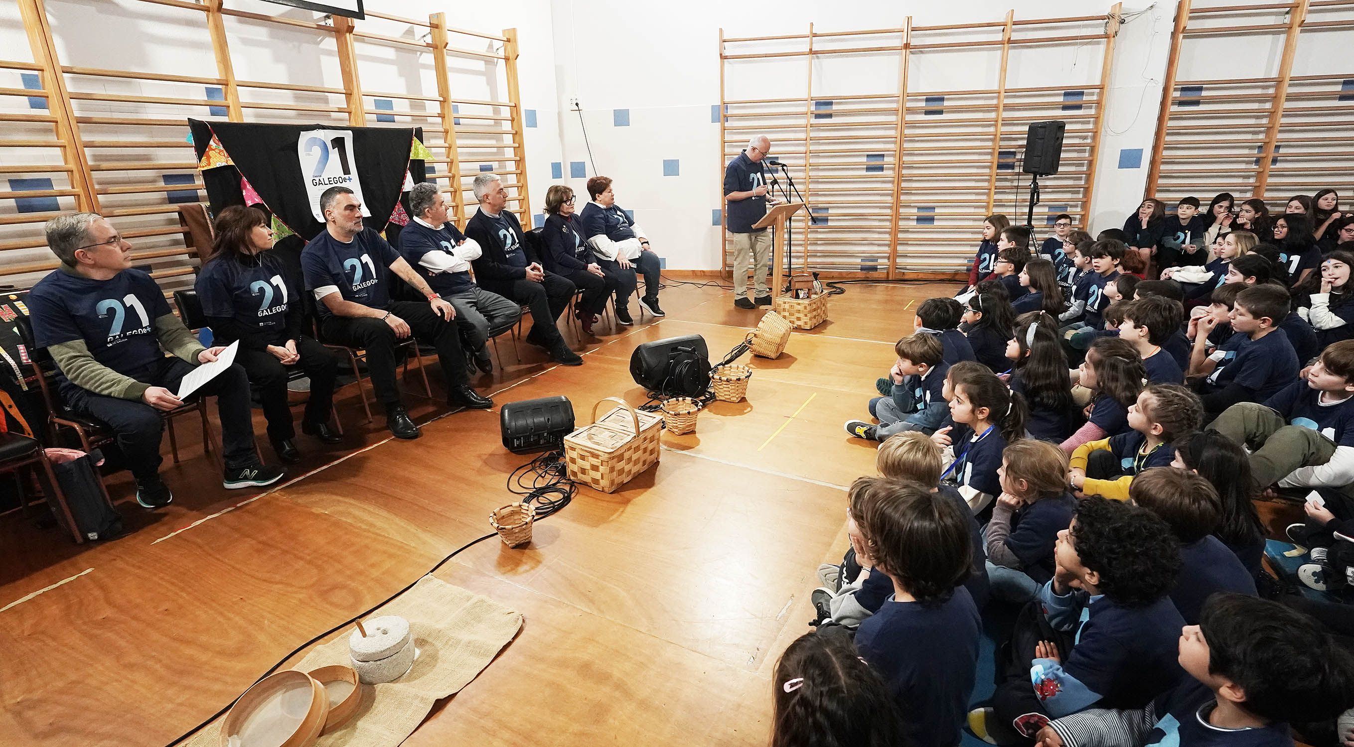 Programa '21 días co Galego e +' en el colegio Álvarez Limeses