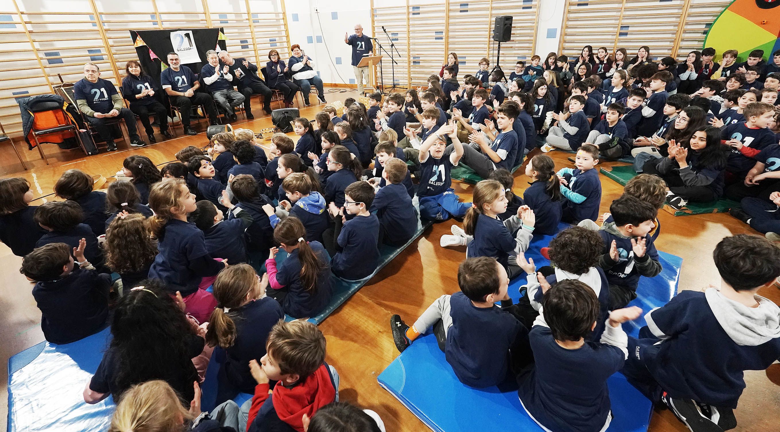 Programa '21 días co Galego e +' en el colegio Álvarez Limeses