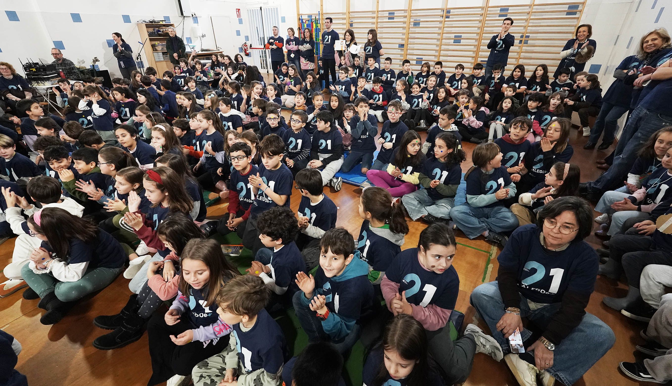 Programa '21 días co Galego e +' en el colegio Álvarez Limeses