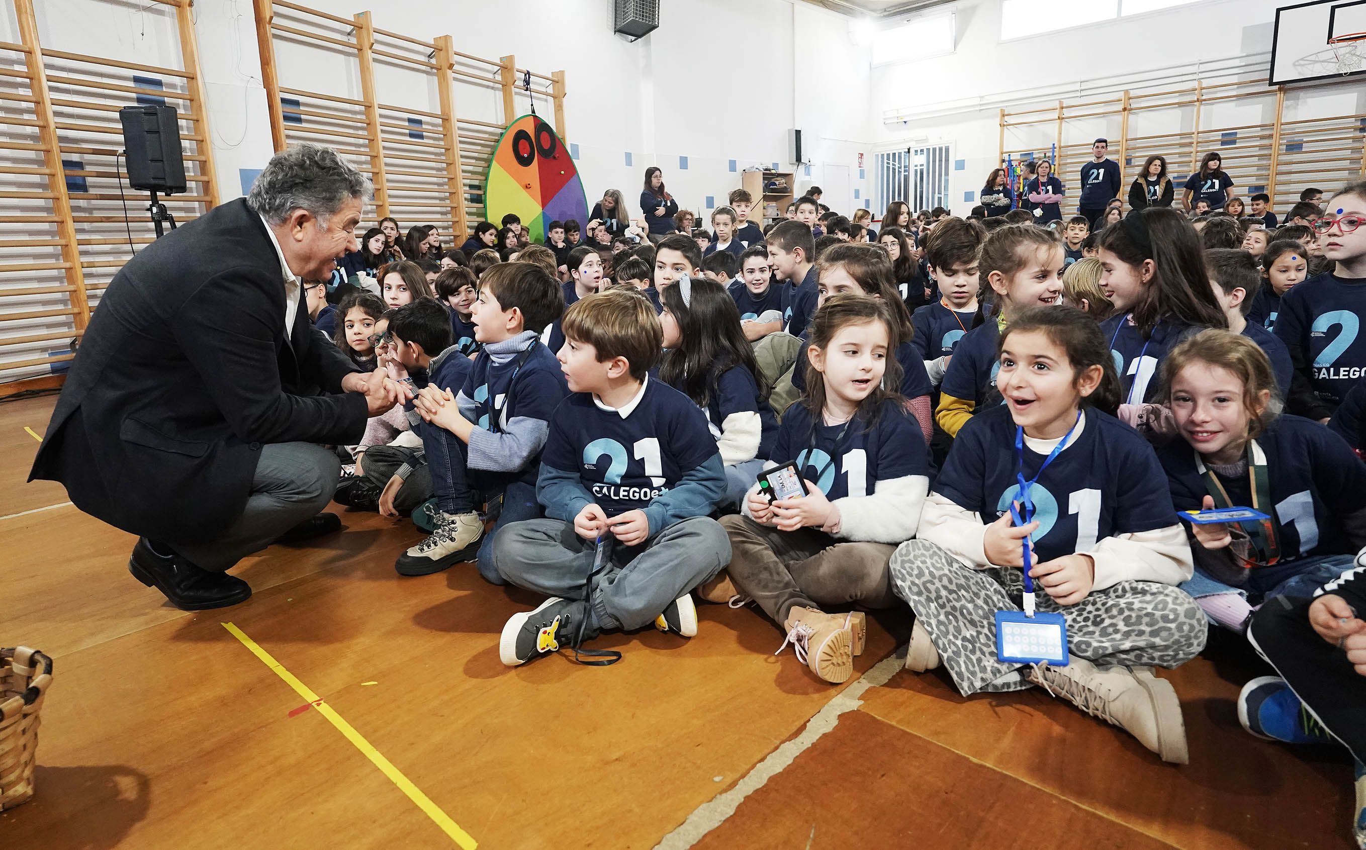 Programa '21 días co Galego e +' en el colegio Álvarez Limeses