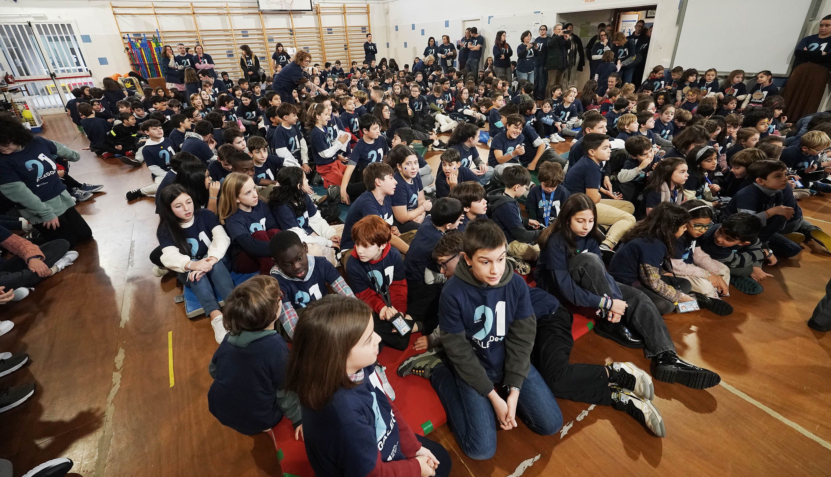 Programa '21 días co Galego e +' en el colegio Álvarez Limeses