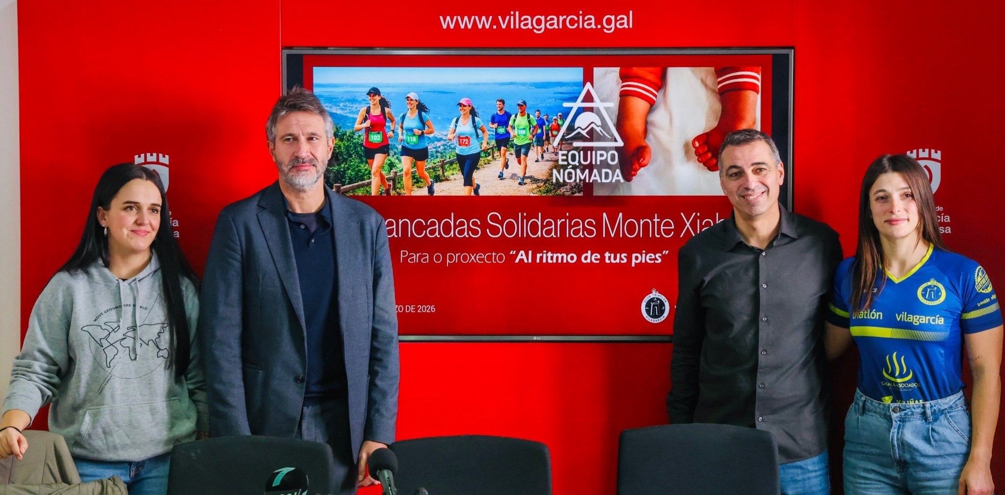 Presentación de la caminata 'Trizancadas Solidarias'