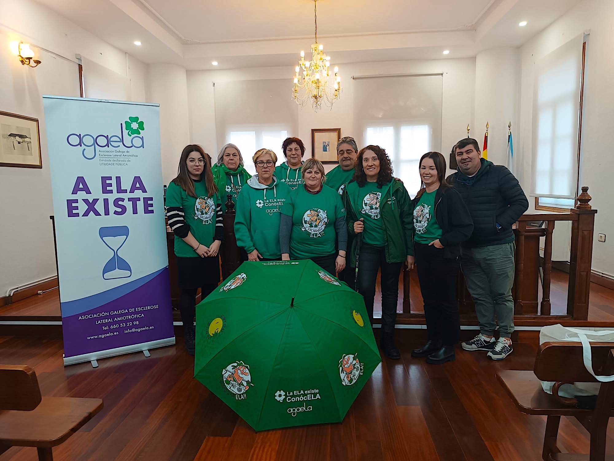 Presentación de la gala benéfica por la ELA en Bueu