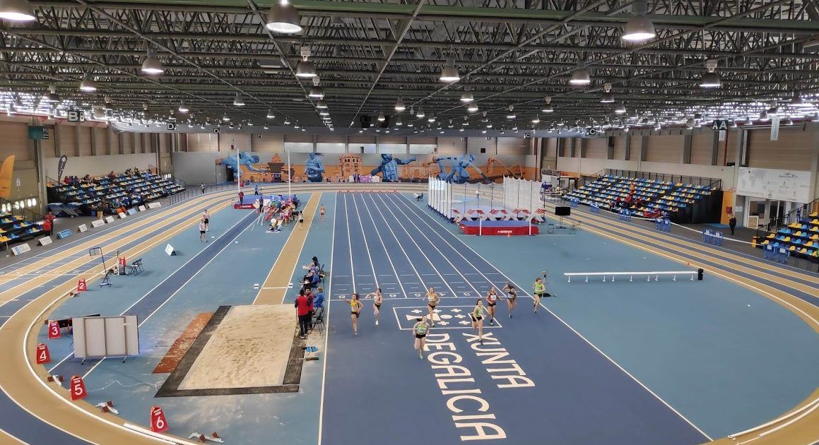 Pista de atletismo cuberta de Expourense