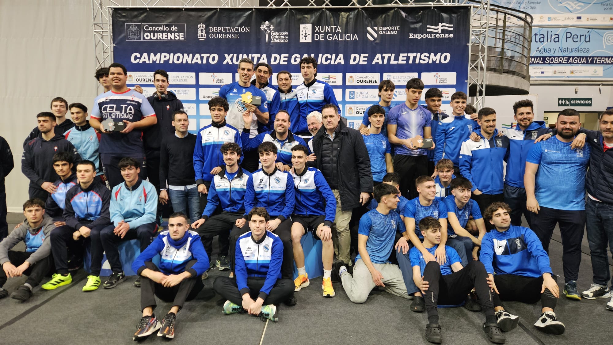 La Gimnástica, en el podio de la Copa Gallega Absoluta de Clubes