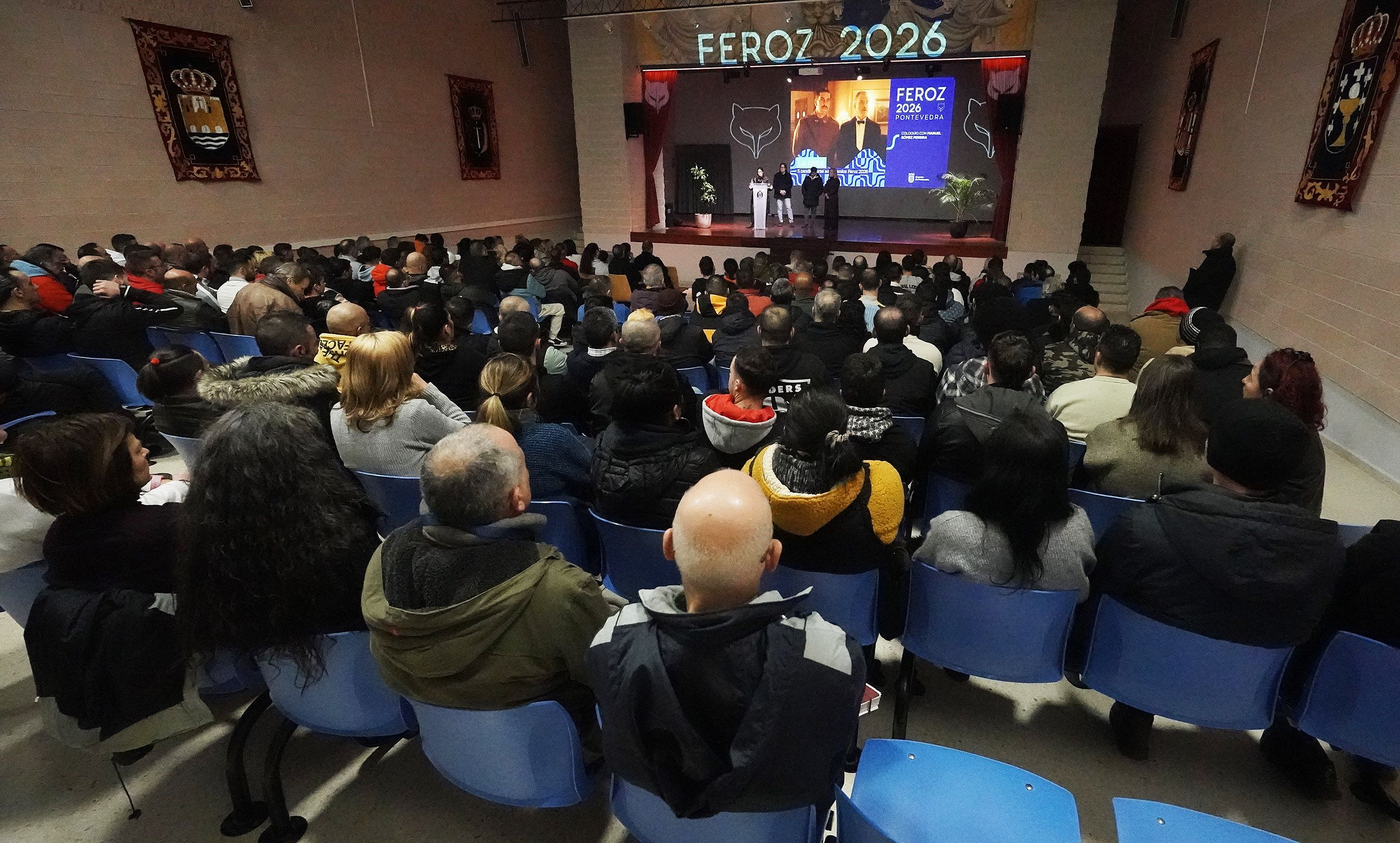 Actividade dos Premios Feroz no centro penitenciario da Lama Actividade dos Premios Feroz no centro penitenciario da Lama