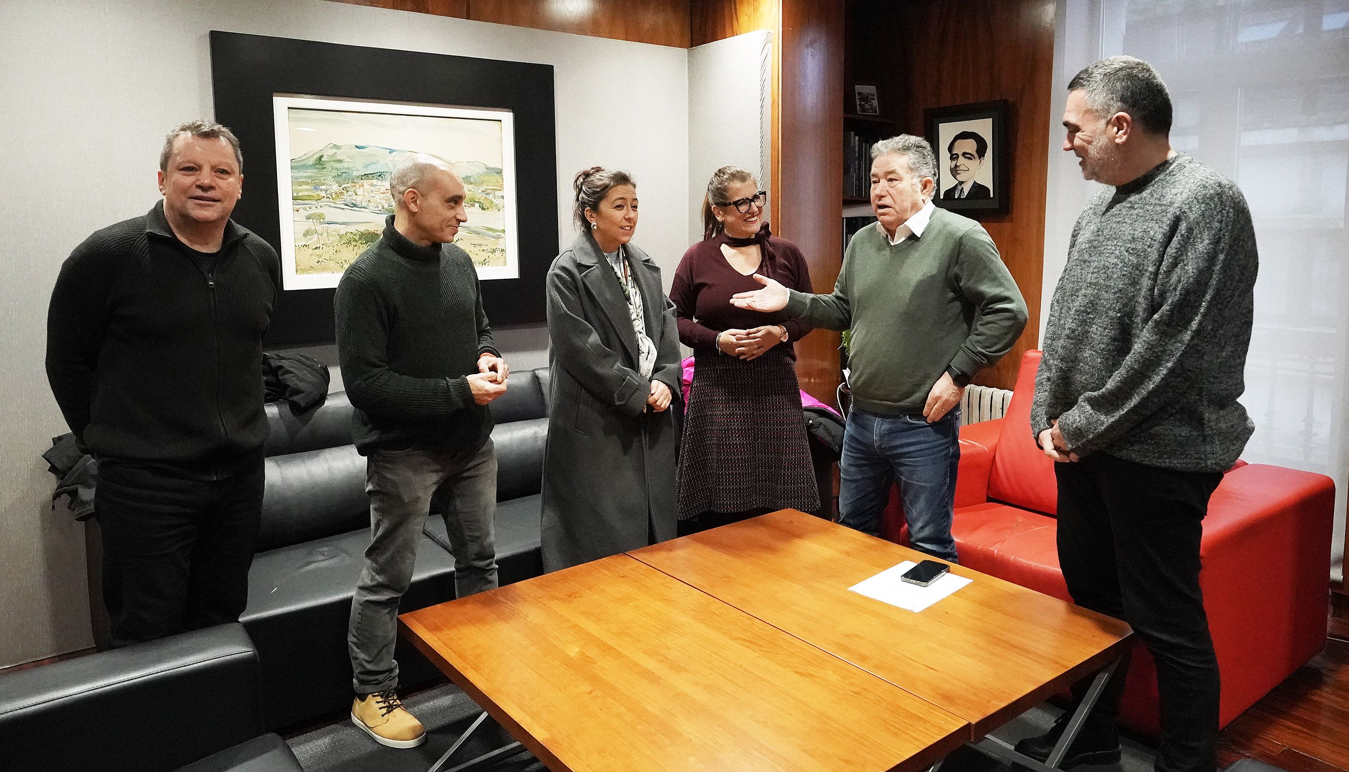 Recepción a representantes das institucións educativas e culturais que colaboran nos Feroz