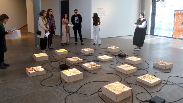 Unha exposición no Pazo da Cultura foi resultado do proxecto