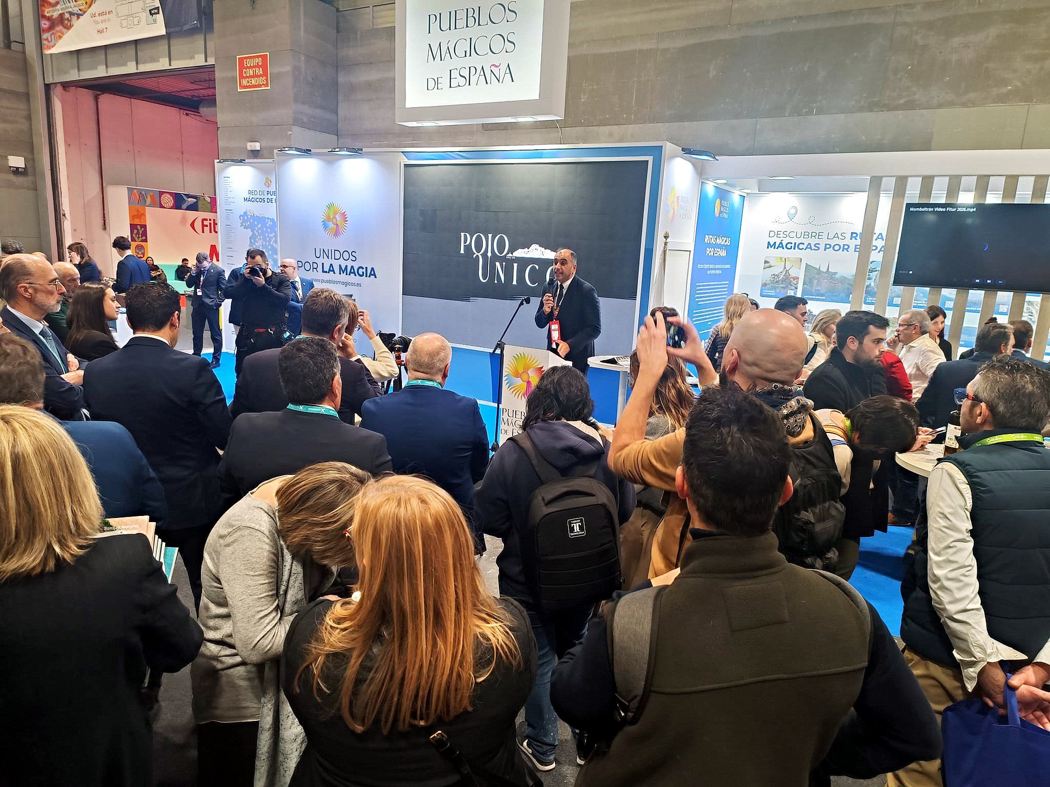 Ángel Moldes, alcalde de Poio, en Fitur