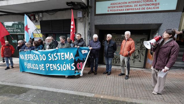 Concentración da CIG reclamando melloras nas pensións