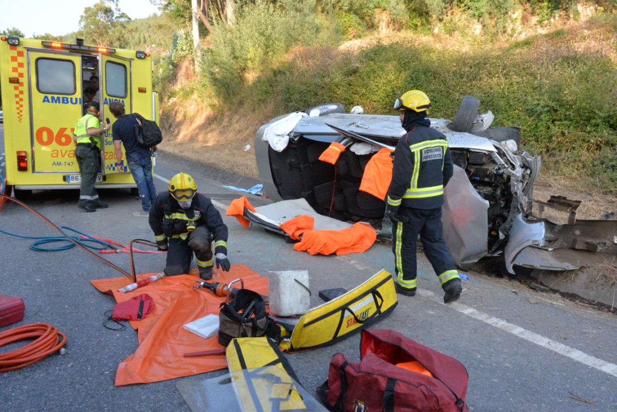 Accidente de tráfico en Cotobade