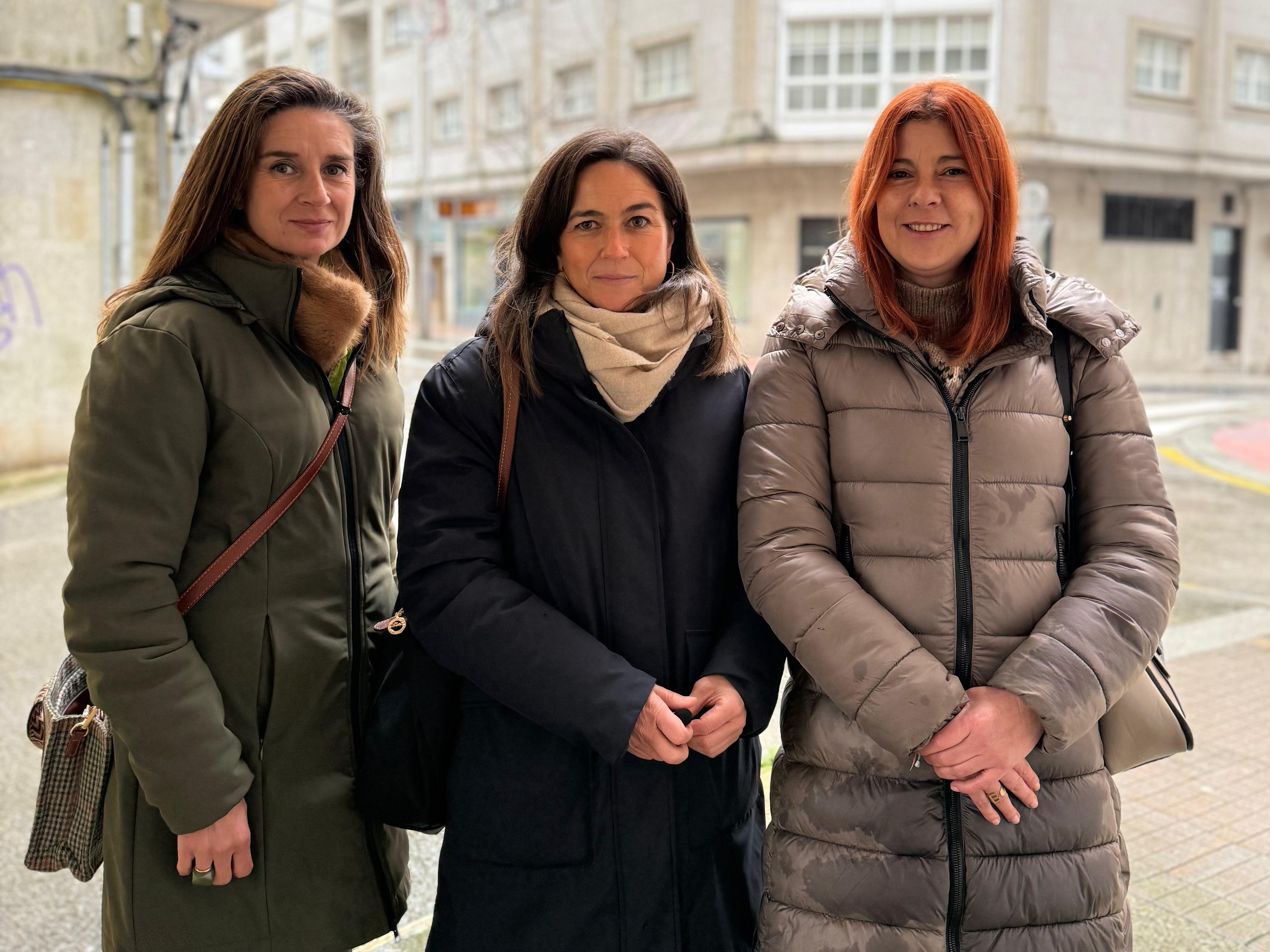Silvia Junco, Pepa Pardo y Beatriz Rey