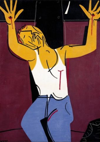 Cristo obreiro Cadro de Luís Seoane (1975).