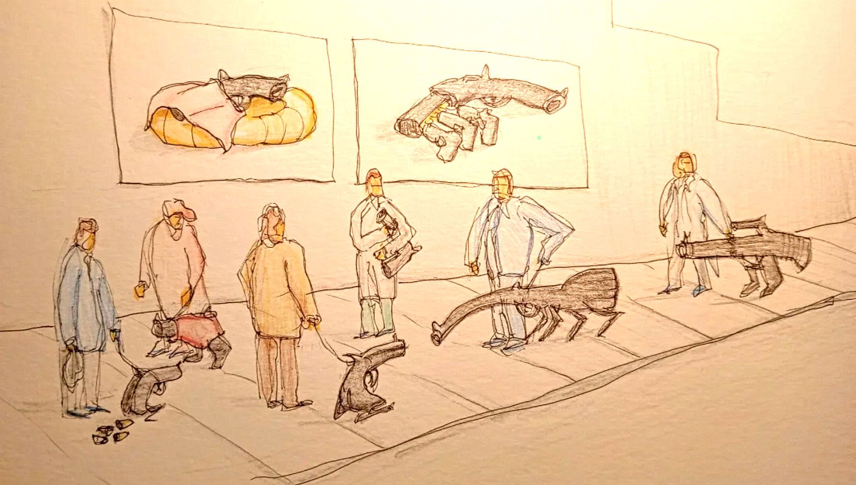 Paseando con armas