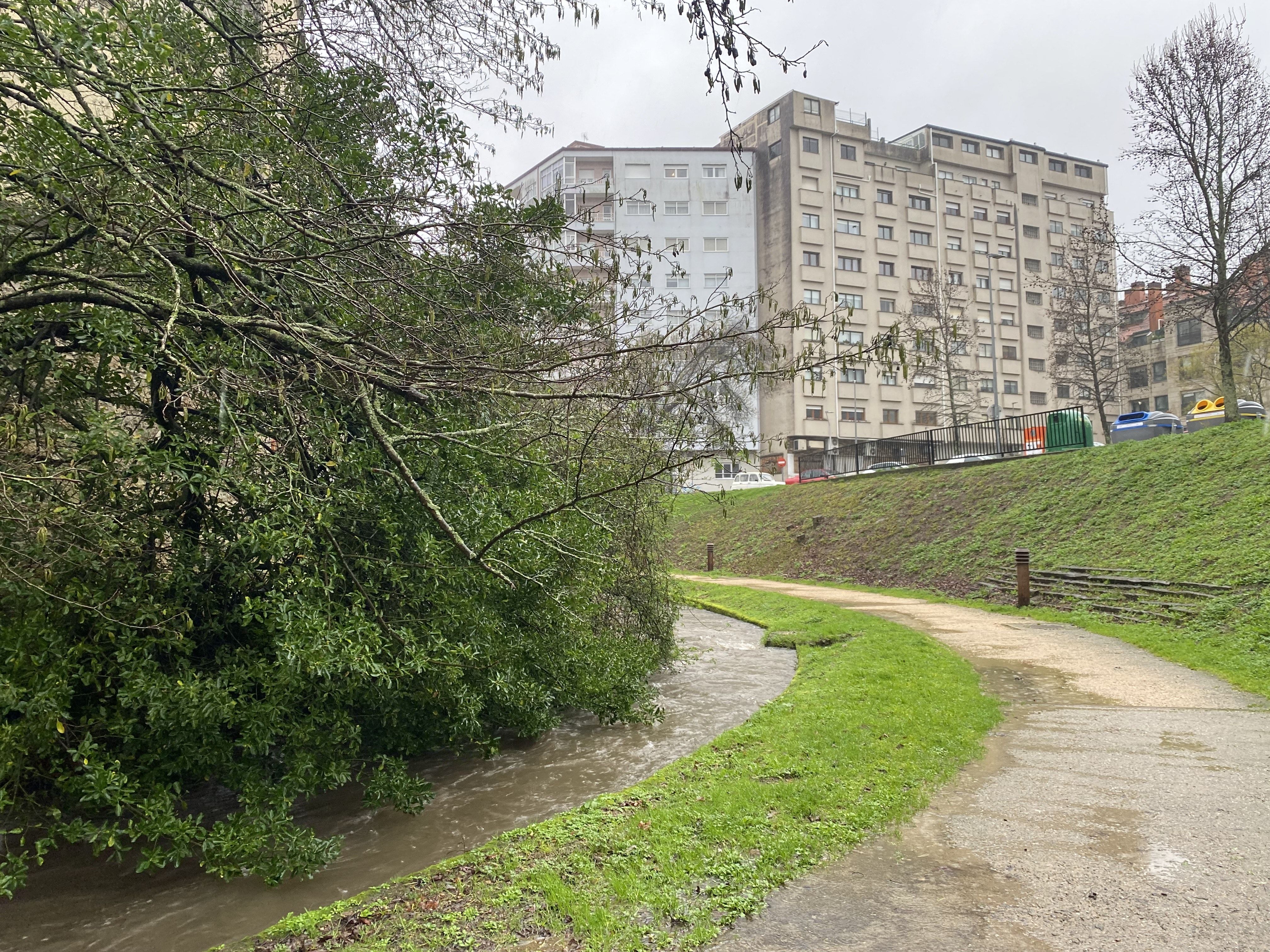 O río Gafos ao seu paso por Ponte Boleira