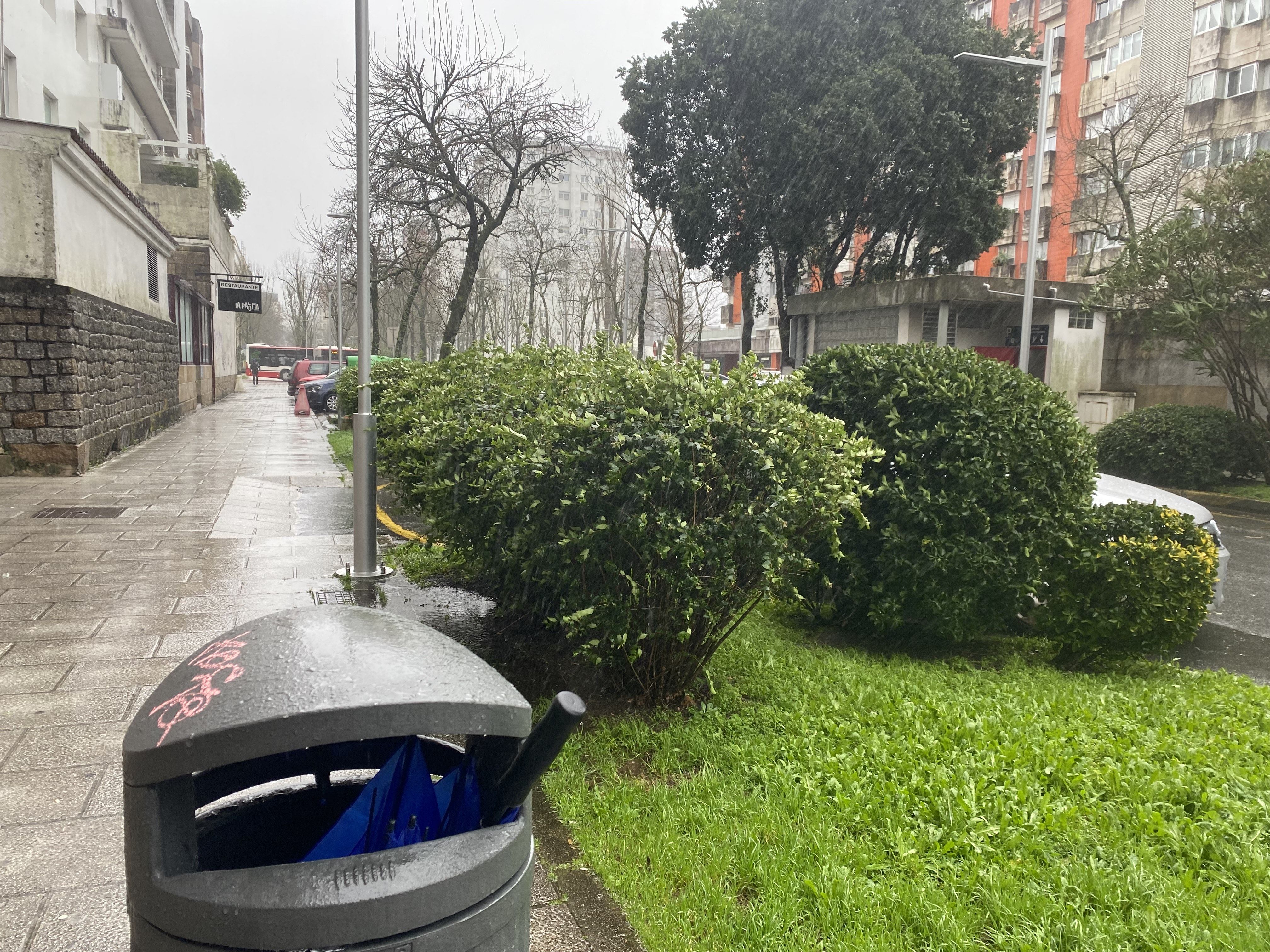Borrasca Joseph en Pontevedra