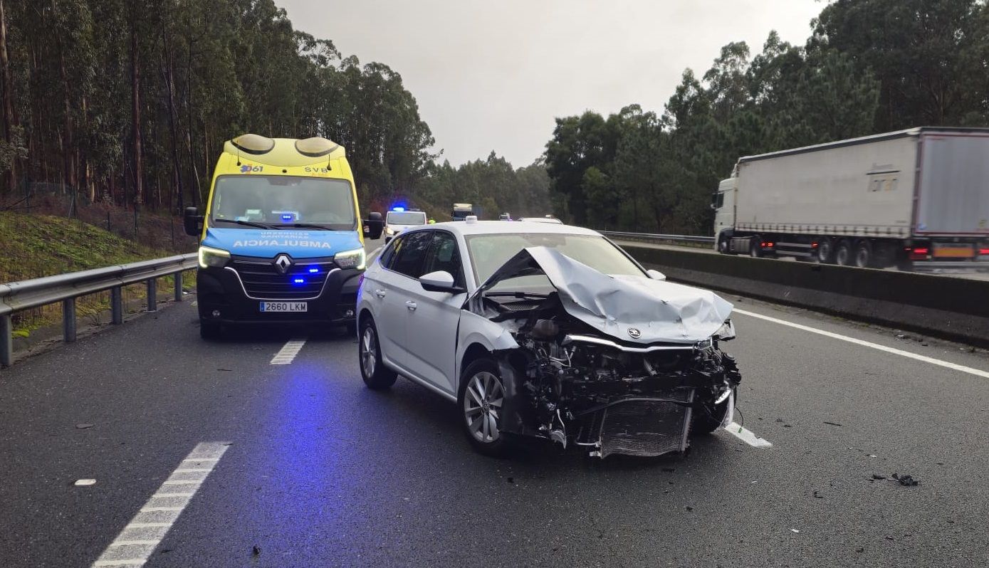 Accidente en la AP 9