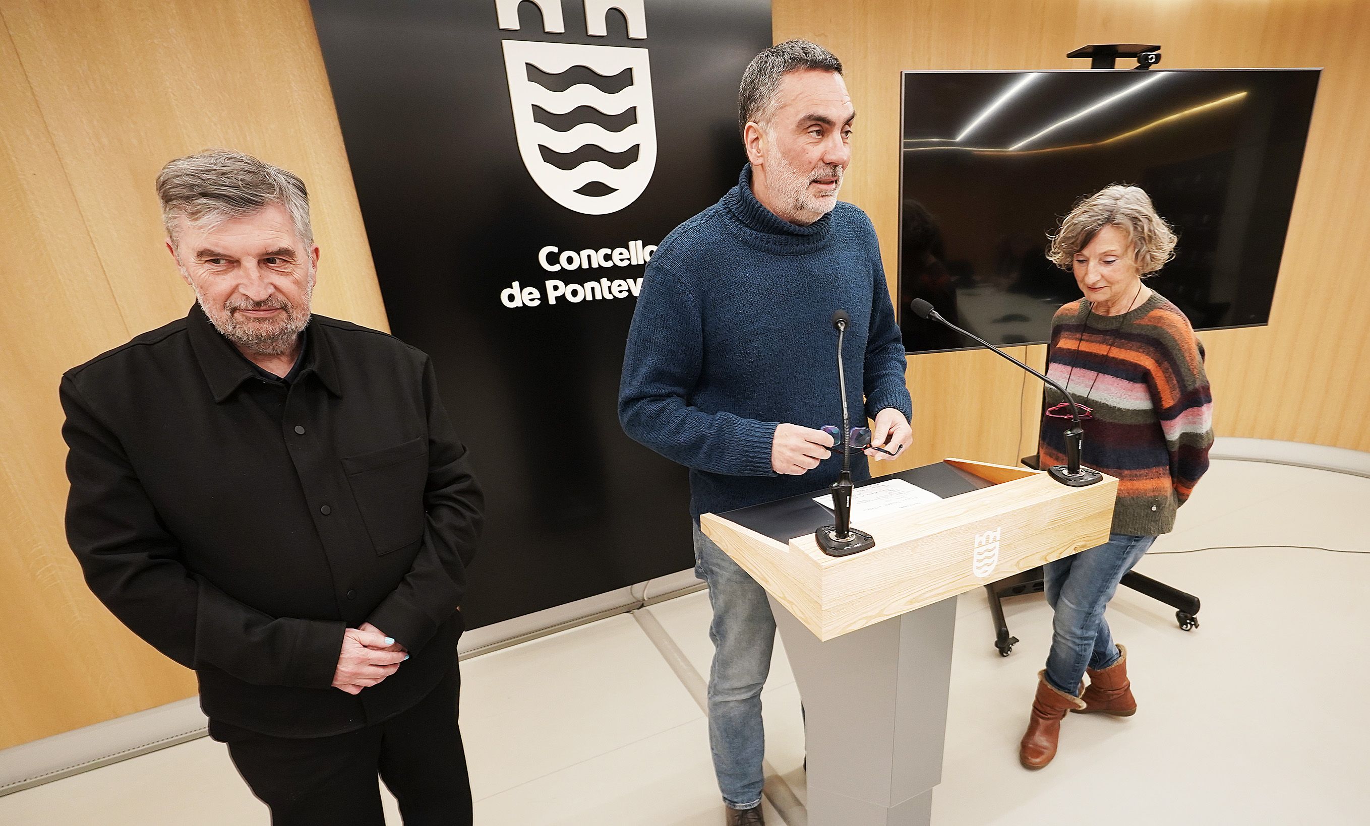 Manuel Bragado, Demetrio Gómez y Luz Gallego 'Nenuca'