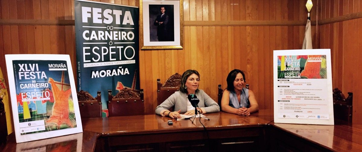  A alcaldesa de Moraña presenta o programa da XLVI edición do Carneiro ao Espeto