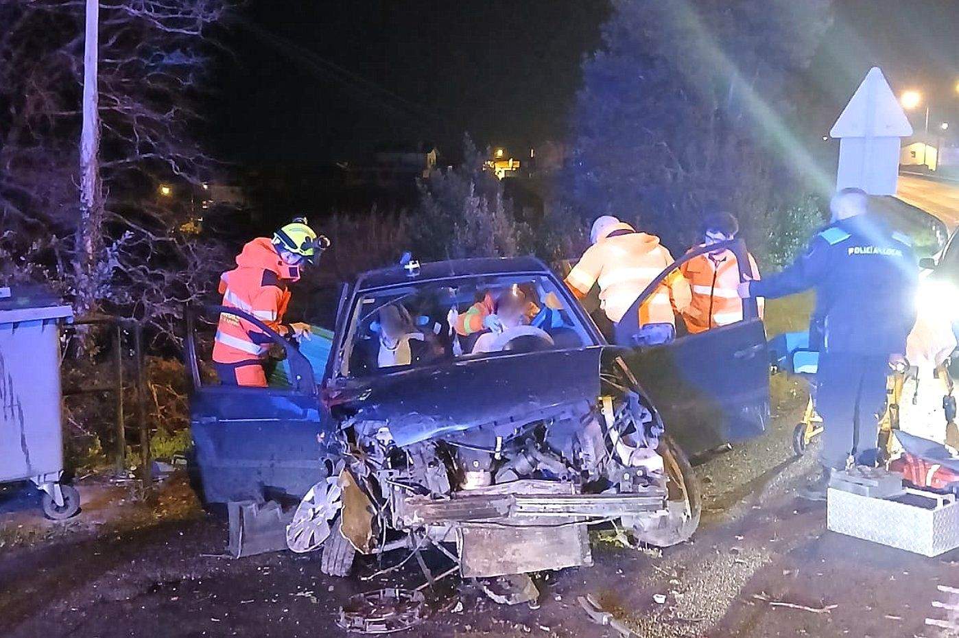 Accidente en Bamio, Vilagarcía