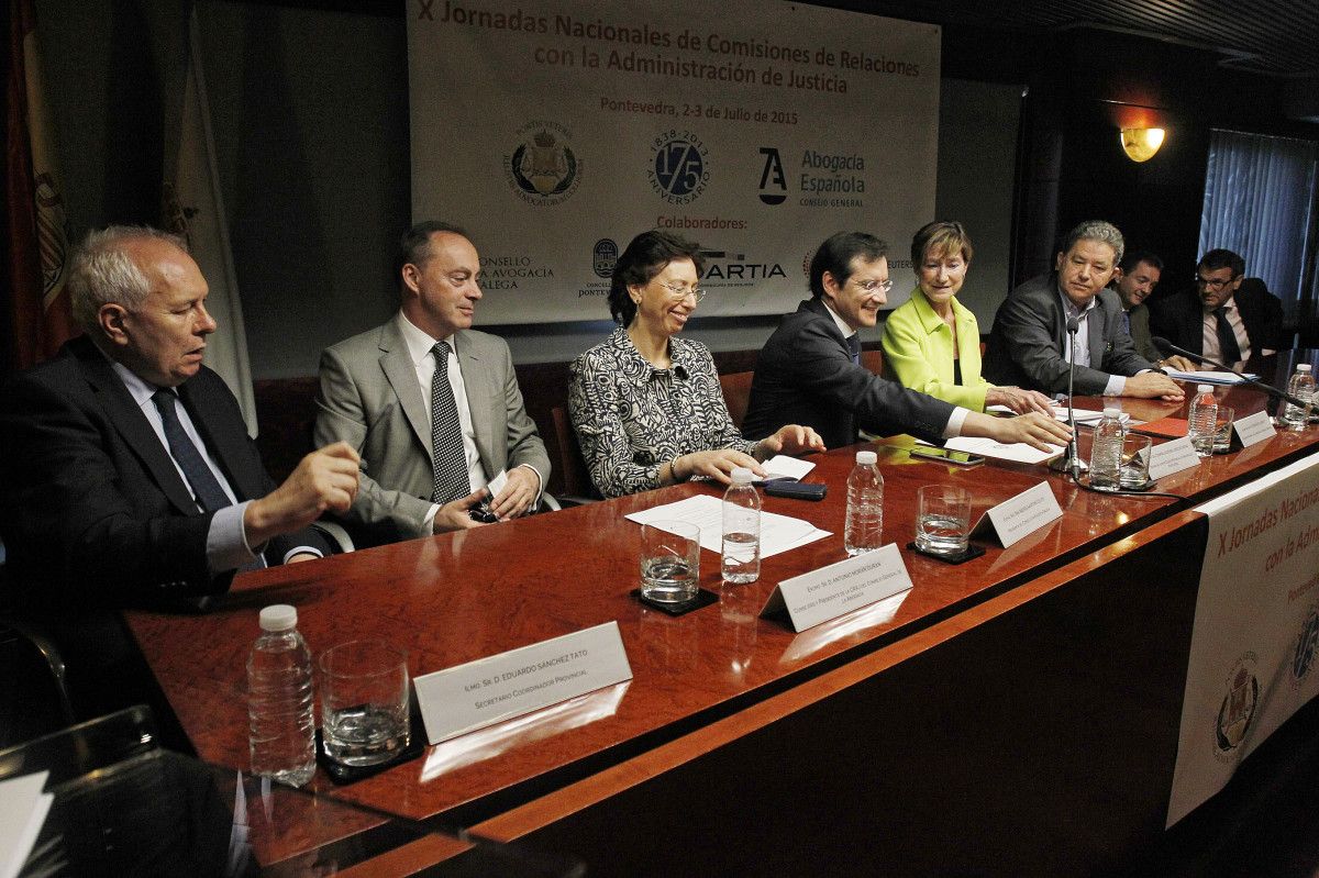 Inauguración de las X Jornadas Nacionales de Comisiones de Relaciones con la Administración de Justicia