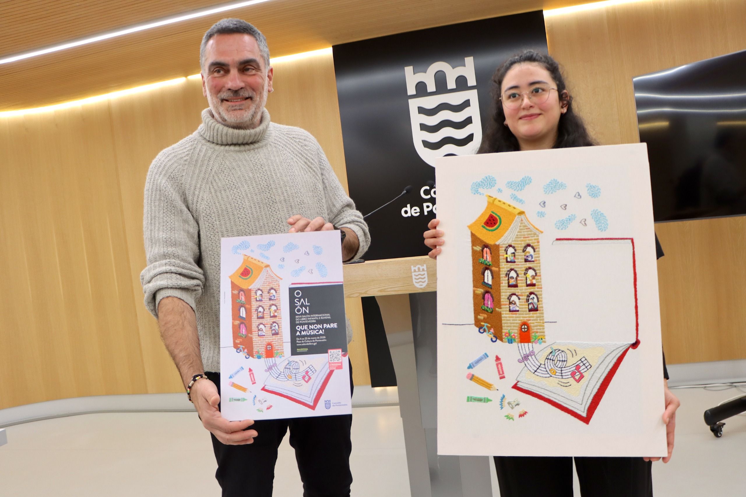 Presentación del cartel del Salón do libro 2026